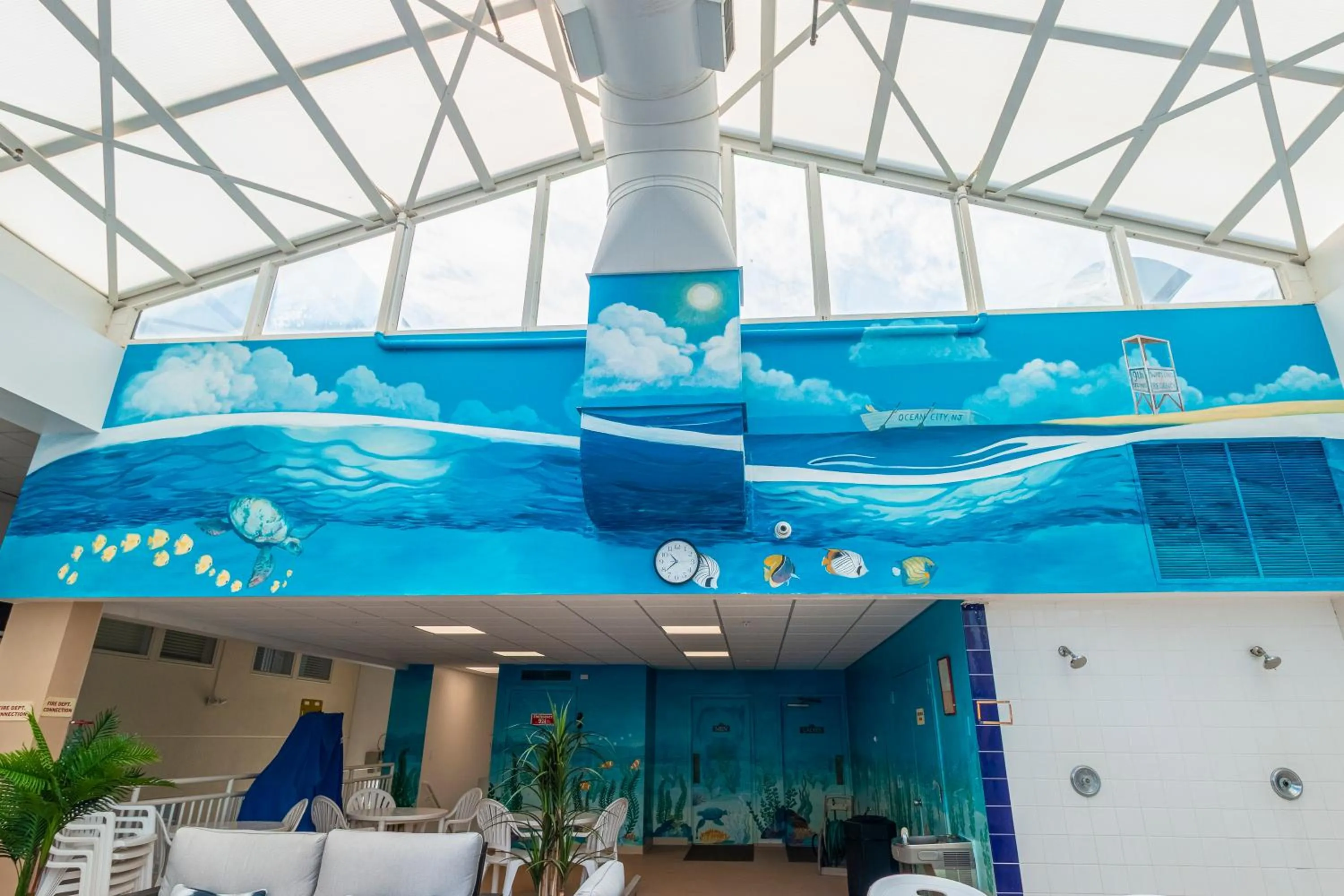 Pool view in Watson's Regency Suites