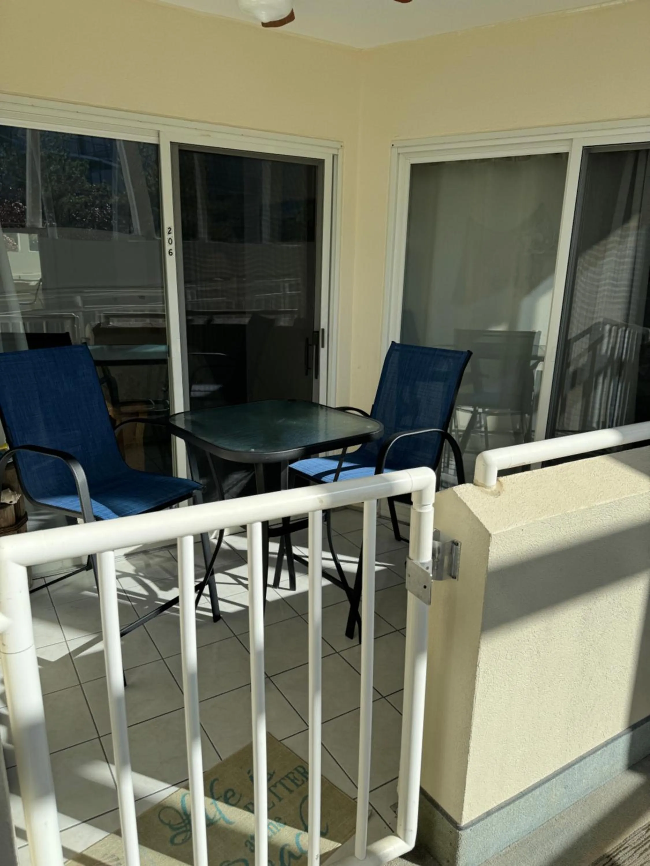 Patio in Watson's Regency Suites