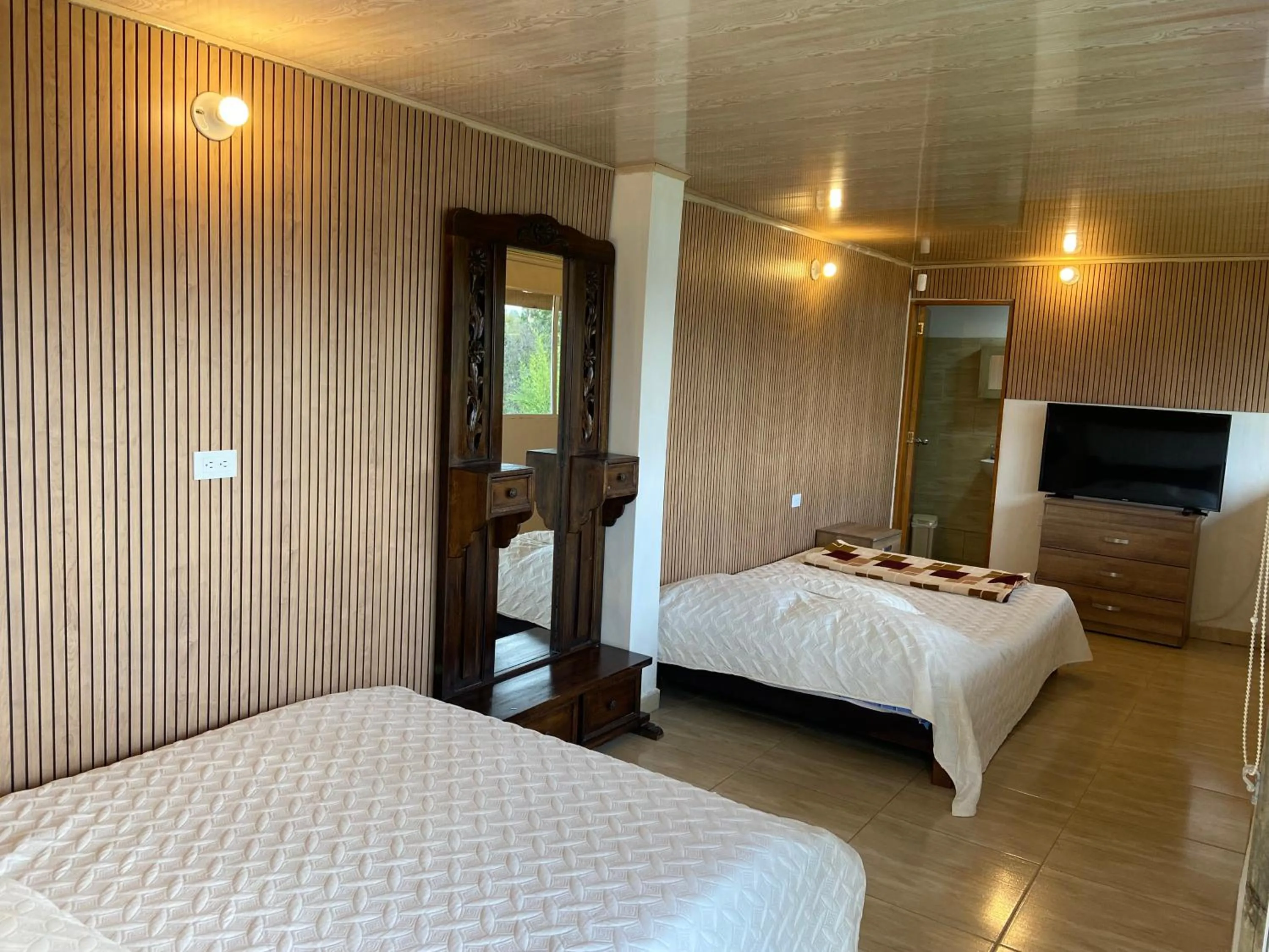 Bed in Loge Cabaña peñol-Guatape