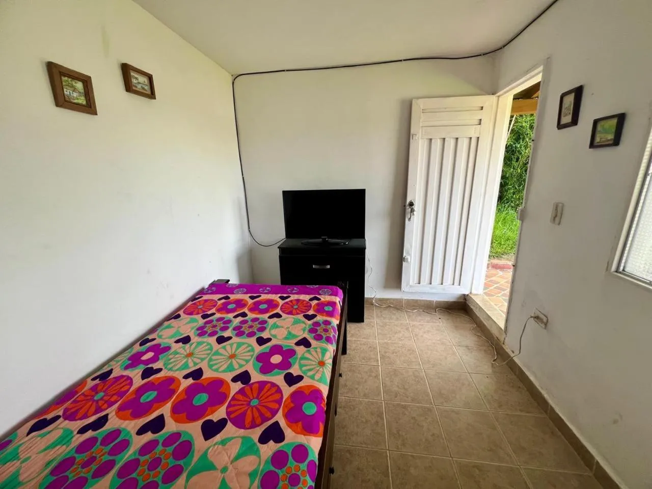 Bed in Loge Cabaña peñol-Guatape