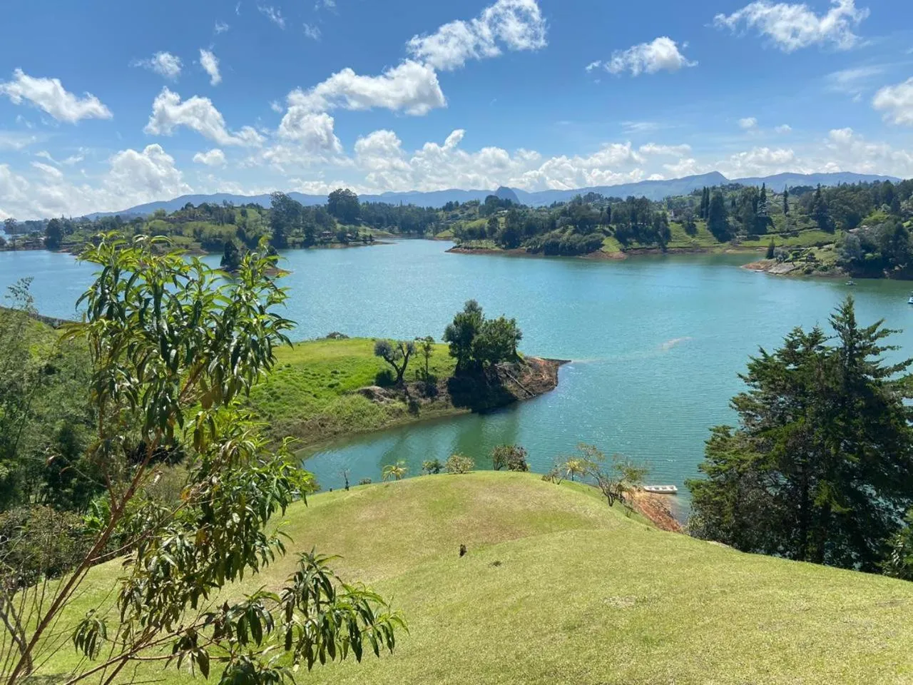 View (from property/room) in Loge Cabaña peñol-Guatape
