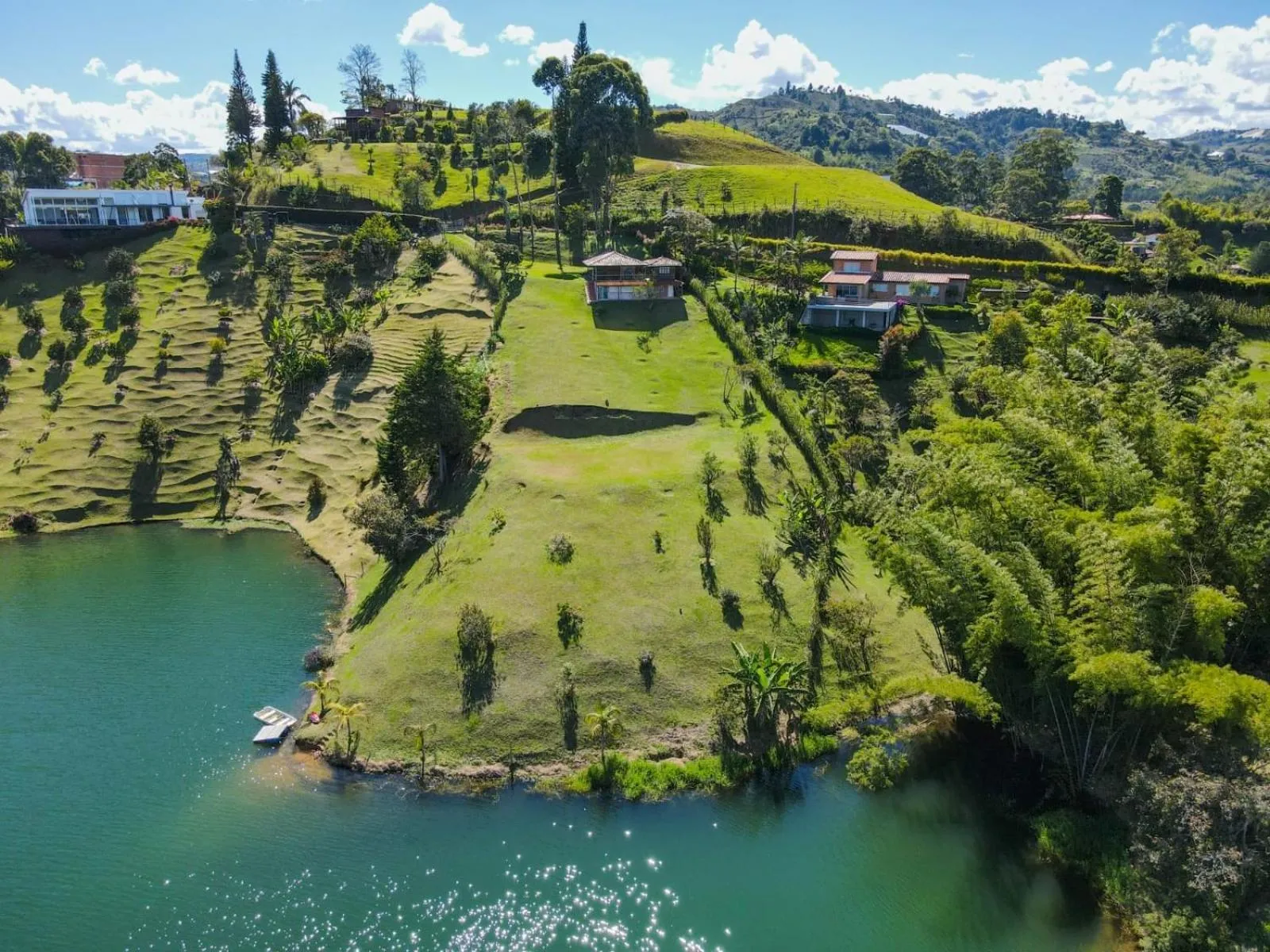 View (from property/room) in Loge Cabaña peñol-Guatape