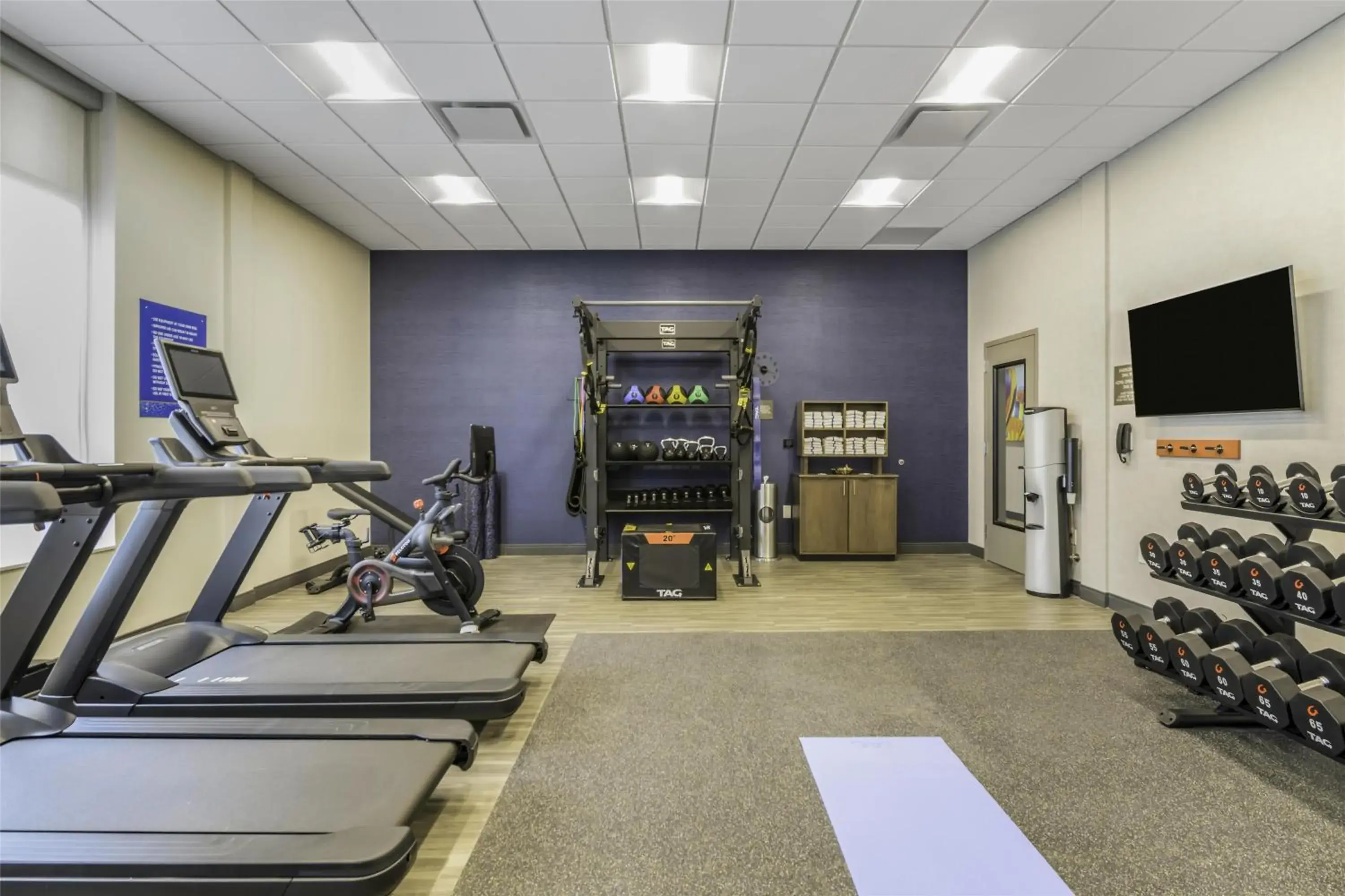 Fitness centre/facilities in Hampton Inn & Suites By Hilton Decatur Fitness centre/facilities in Hampton Inn & Suites By Hilton Decatur
