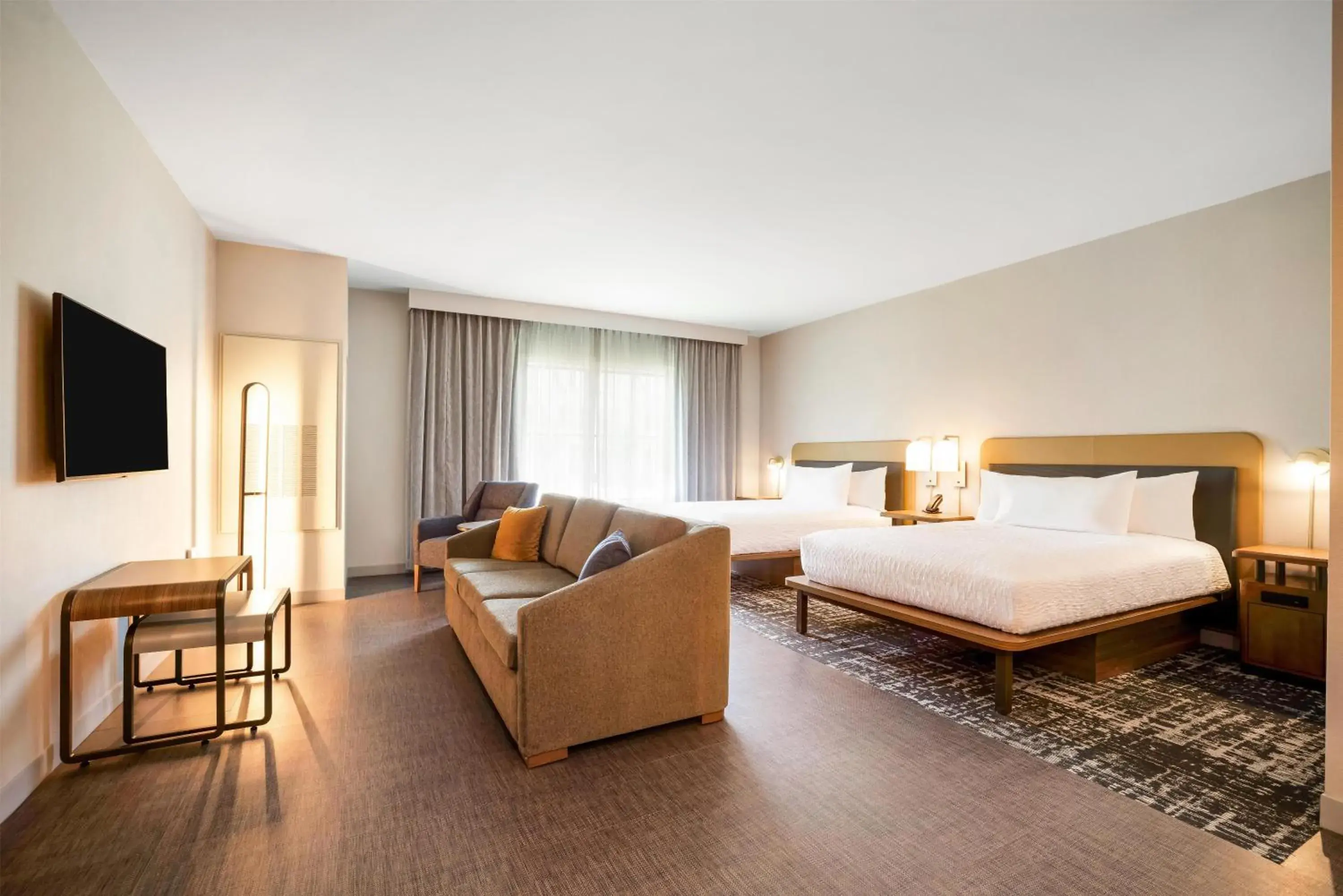 Living room, Bed in Homewood Suites By Hilton Madison Huntsville Living room, Bed in Homewood Suites By Hilton Madison Huntsville