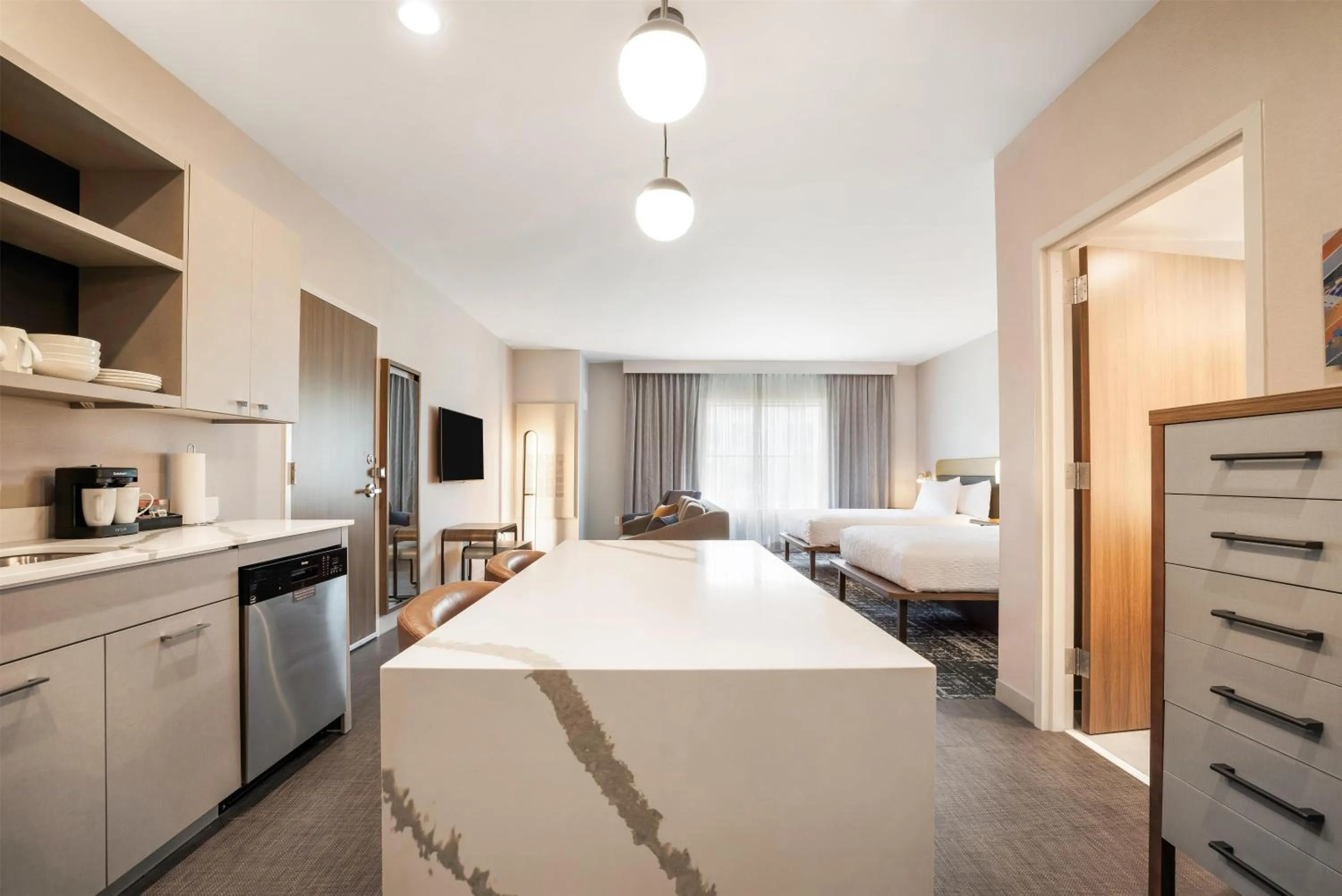 Bed in Homewood Suites By Hilton Madison Huntsville