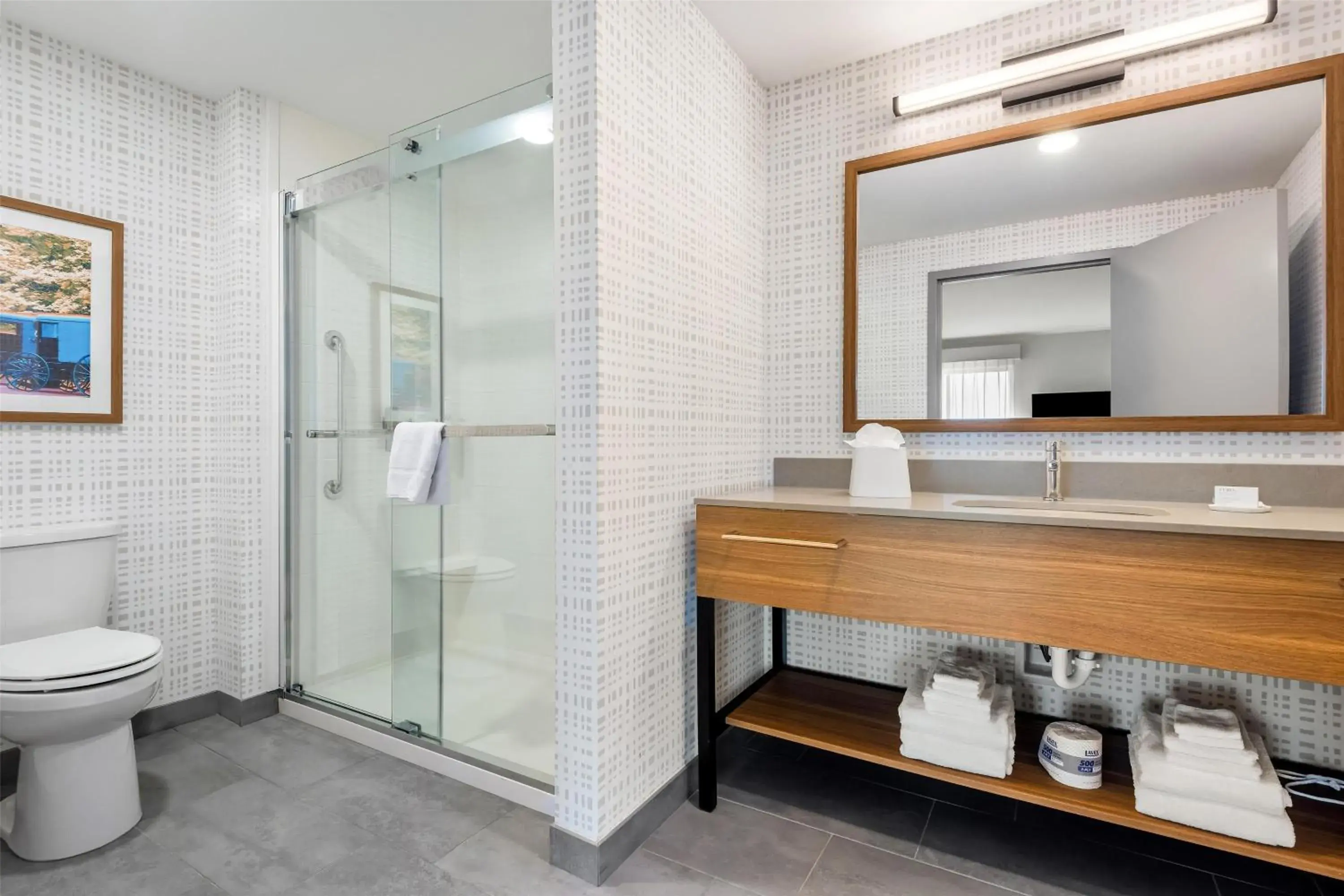 Bathroom in Hampton Inn & Suites Intercourse, Pa Bathroom in Hampton Inn & Suites Intercourse, Pa