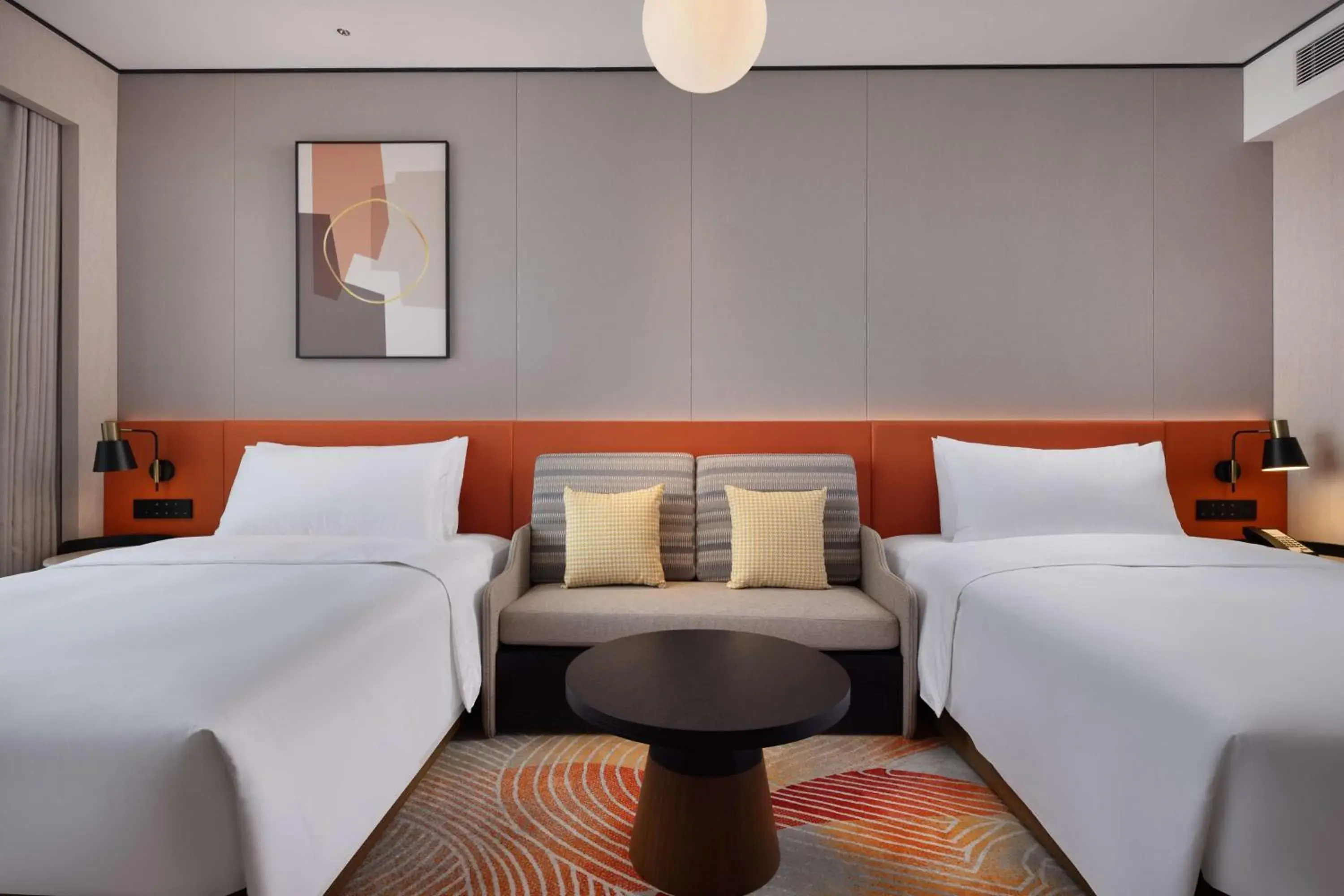 Living room, Bed in Hilton Garden Inn Shanwei Haibin Boulevard Living room, Bed in Hilton Garden Inn Shanwei Haibin Boulevard