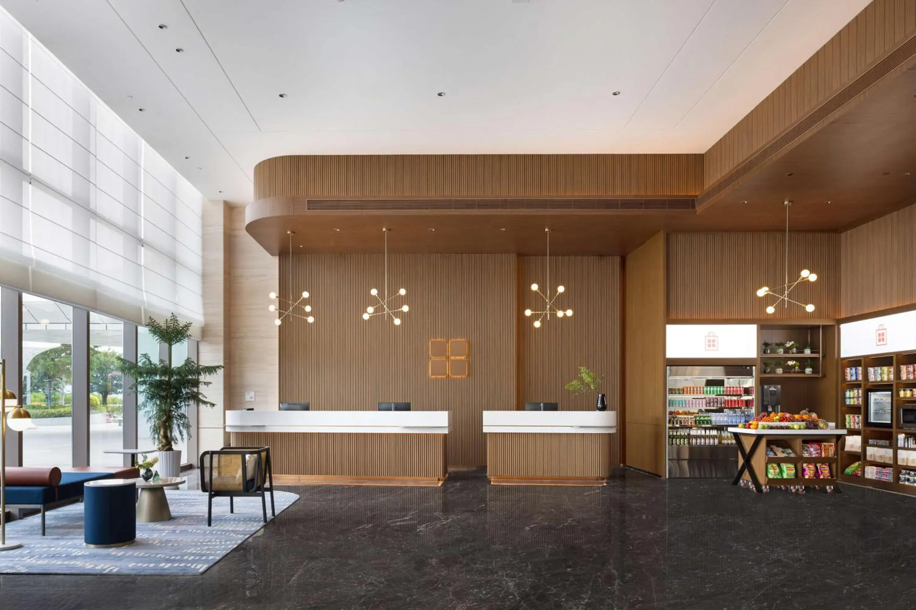 Lobby or reception in Hilton Garden Inn Shanwei Haibin Boulevard Lobby or reception in Hilton Garden Inn Shanwei Haibin Boulevard