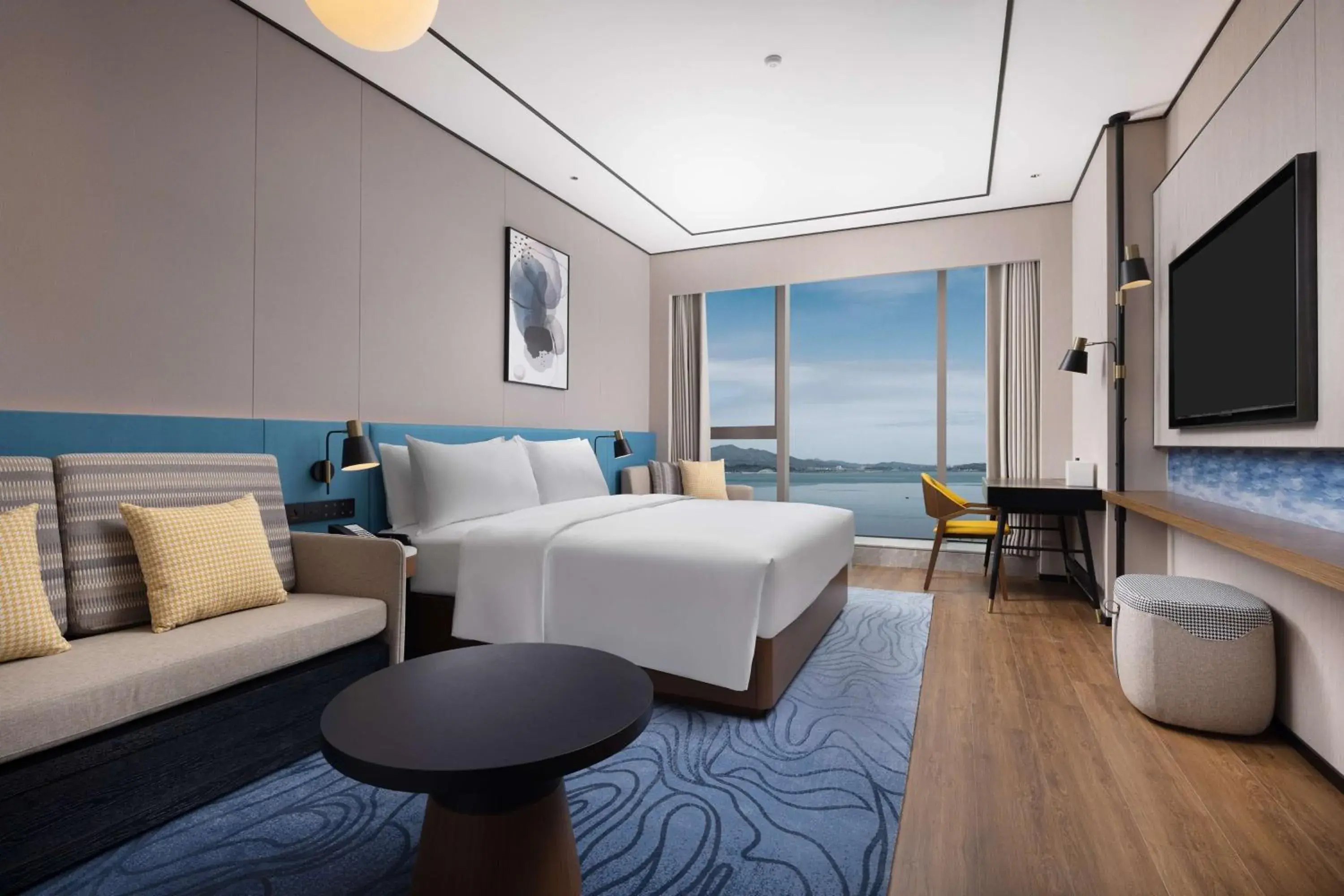 Bed in Hilton Garden Inn Shanwei Haibin Boulevard Bed in Hilton Garden Inn Shanwei Haibin Boulevard