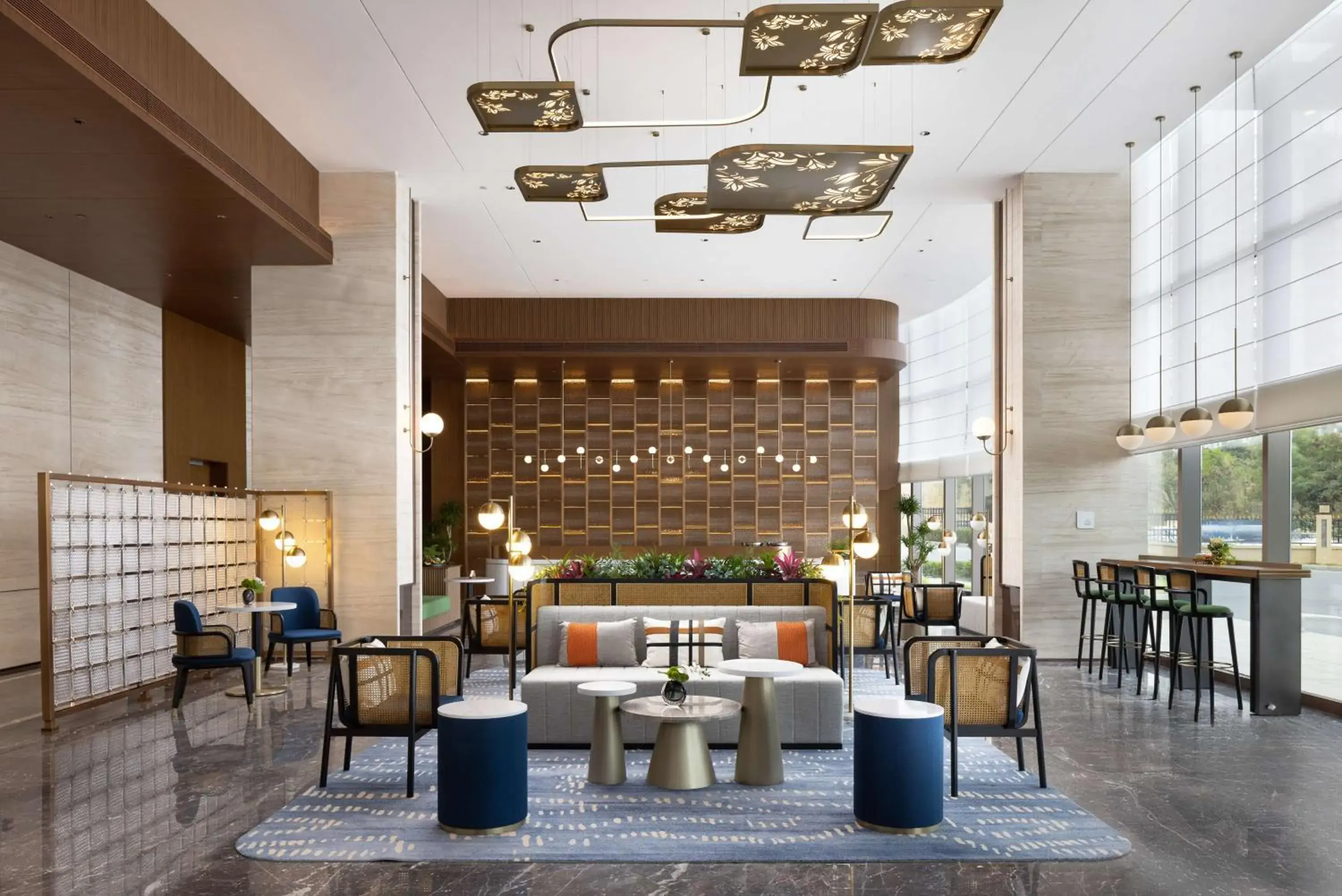 Lobby or reception in Hilton Garden Inn Shanwei Haibin Boulevard Lobby or reception in Hilton Garden Inn Shanwei Haibin Boulevard