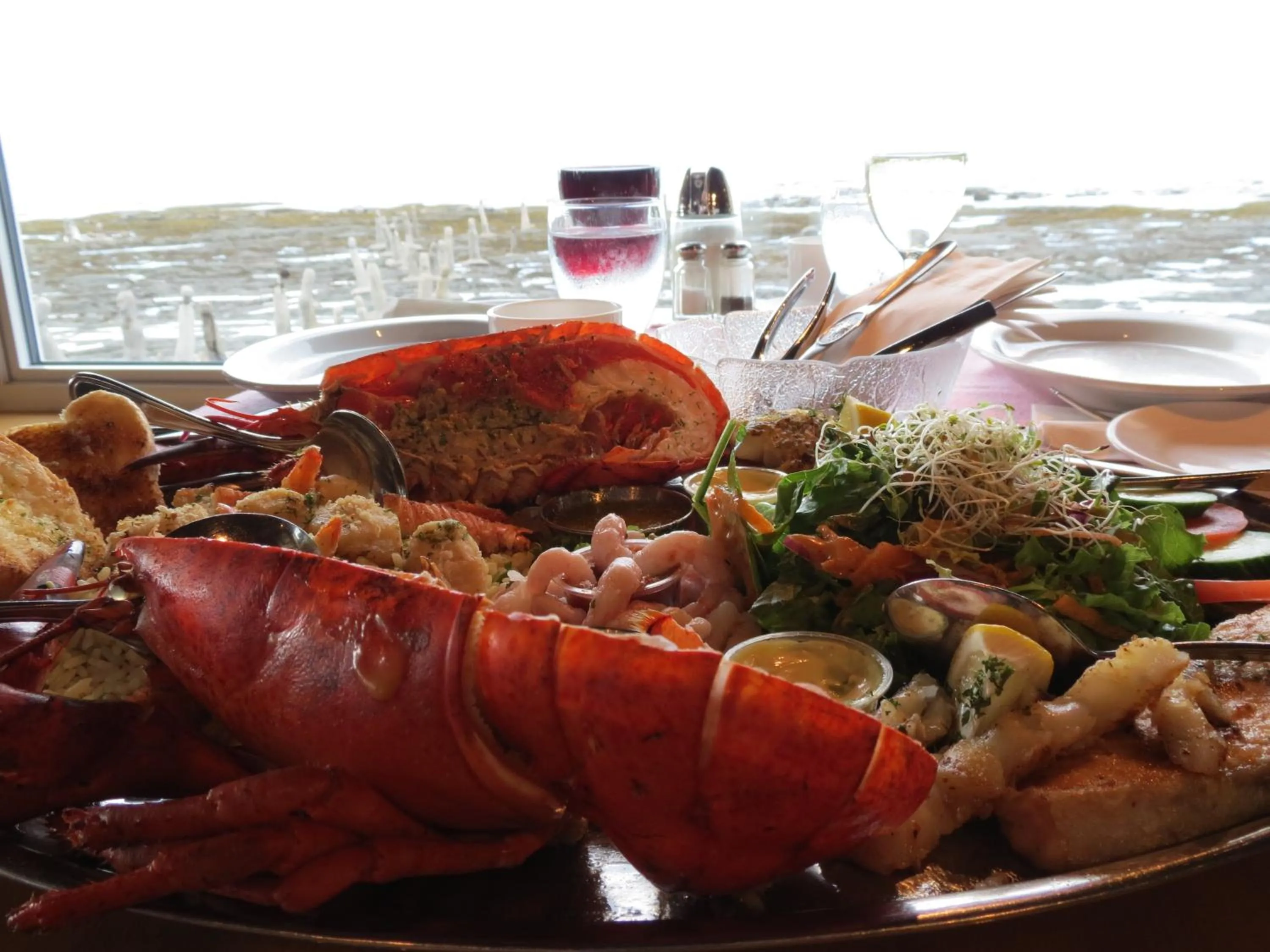Food close-up in Auberge Marcel Gagnon