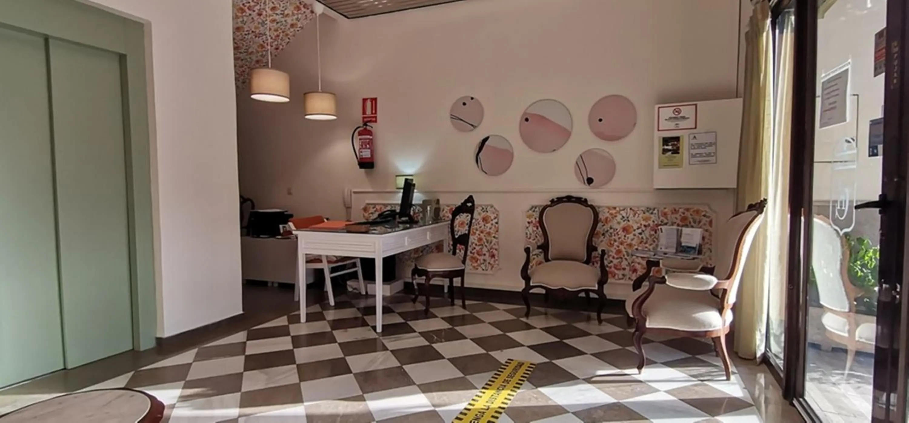 Lobby or reception in Hotel Corona de Atarfe