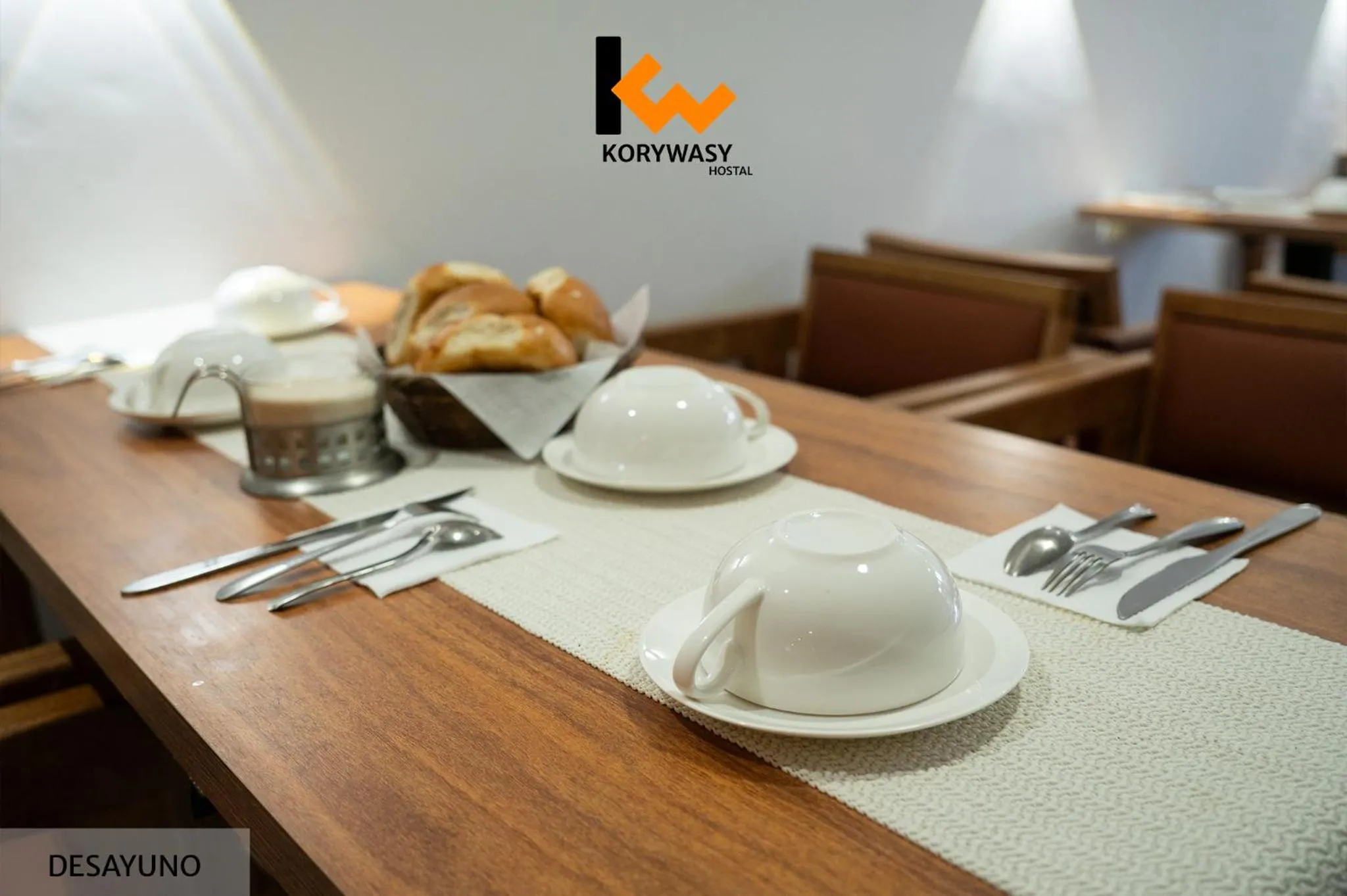 Breakfast in Kory Wasy Hostal - Uyuni