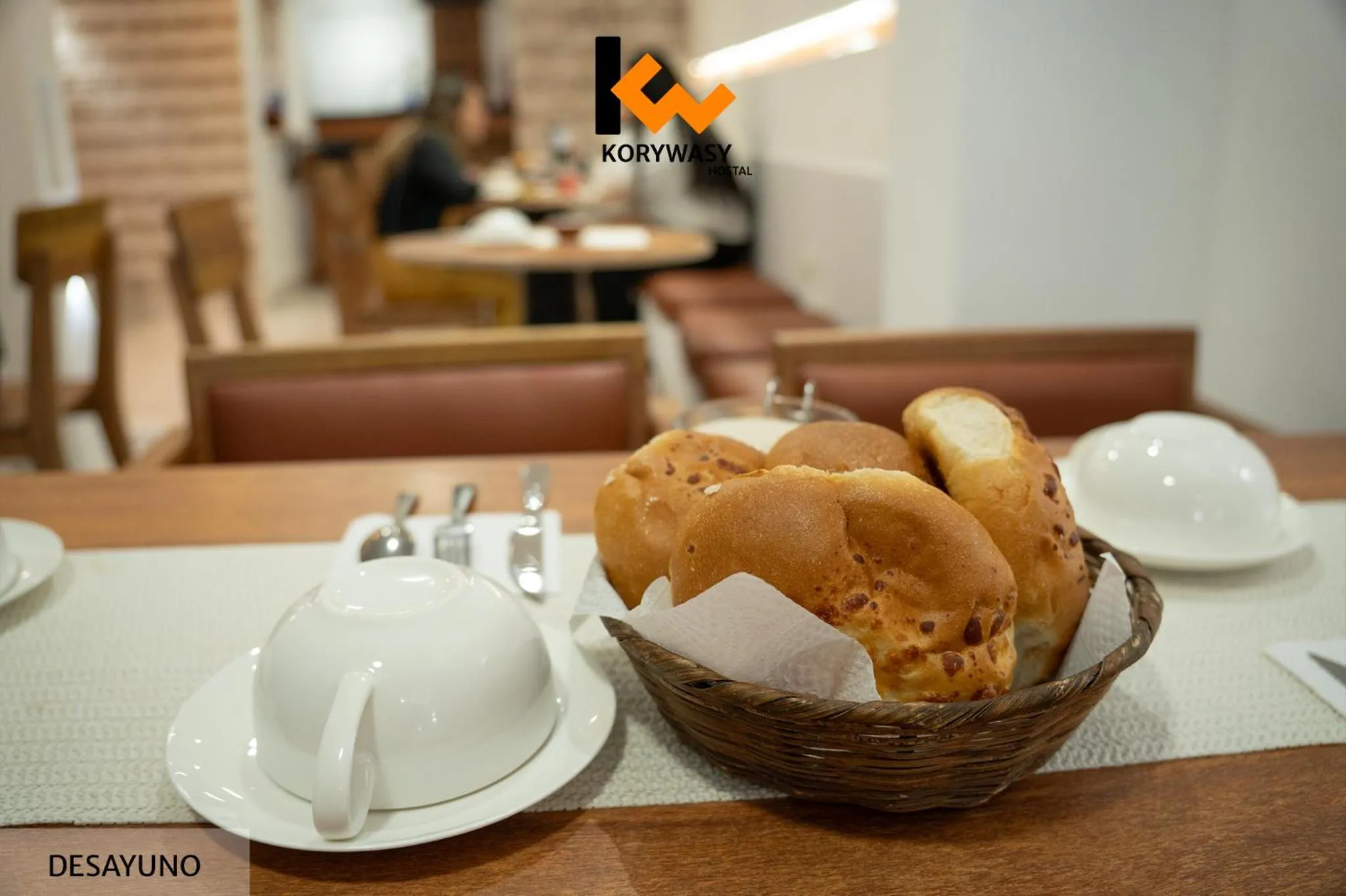 Breakfast in Kory Wasy Hostal - Uyuni