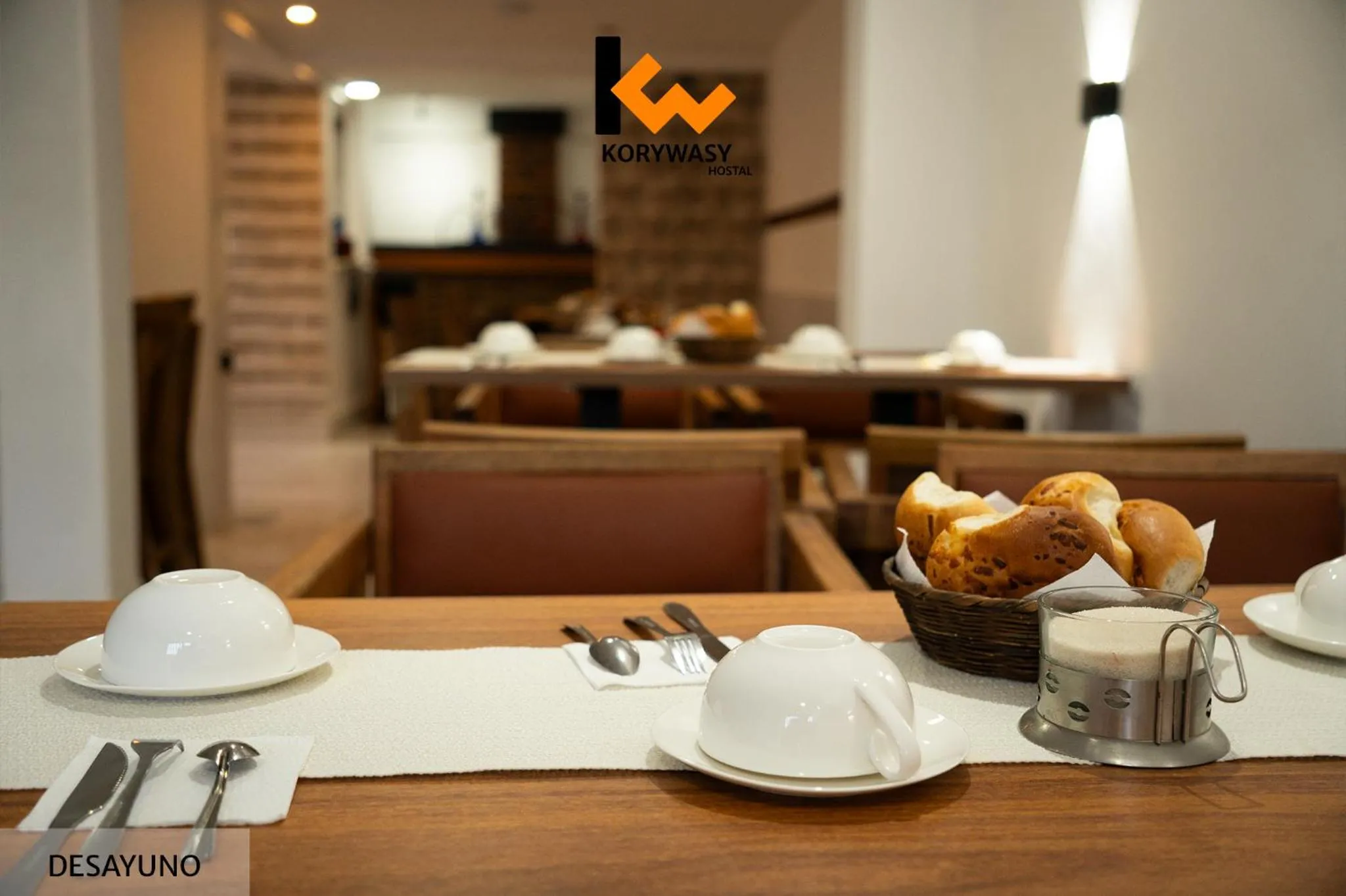 Breakfast in Kory Wasy Hostal - Uyuni