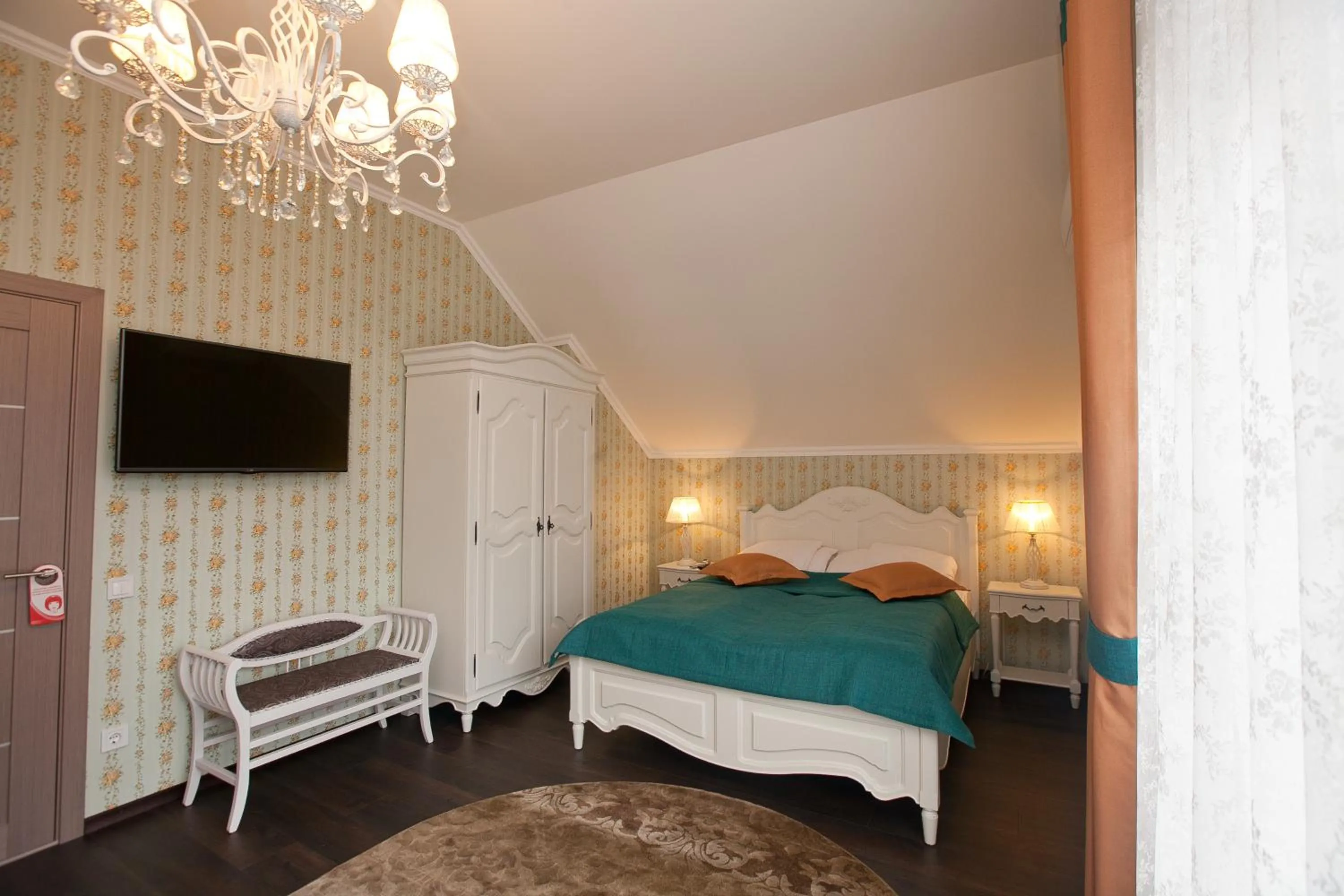 Bed in Hotel Marsen