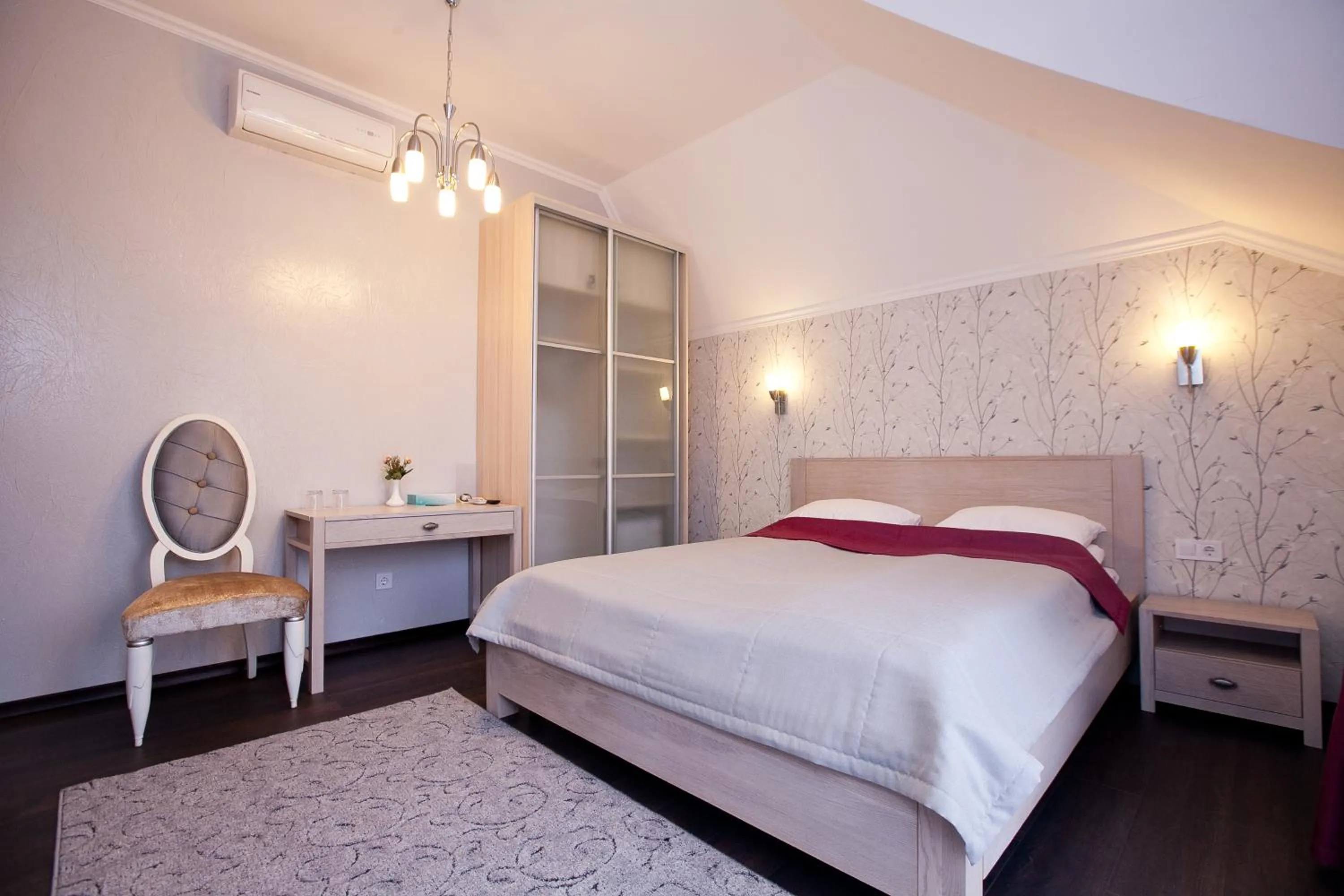 Bed in Hotel Marsen