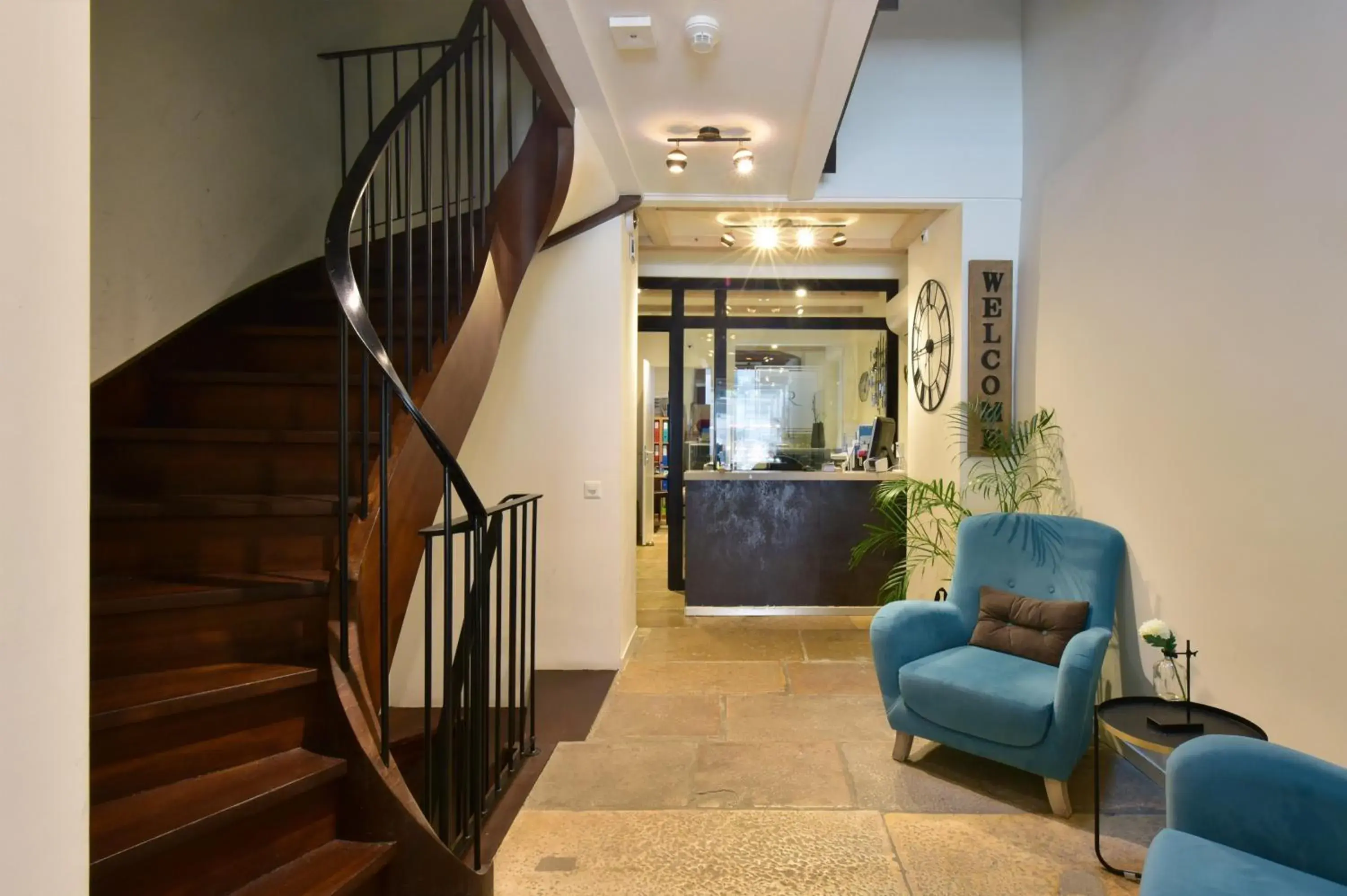 Lobby or reception in Hotel Rousseau Lobby or reception in Hotel Rousseau