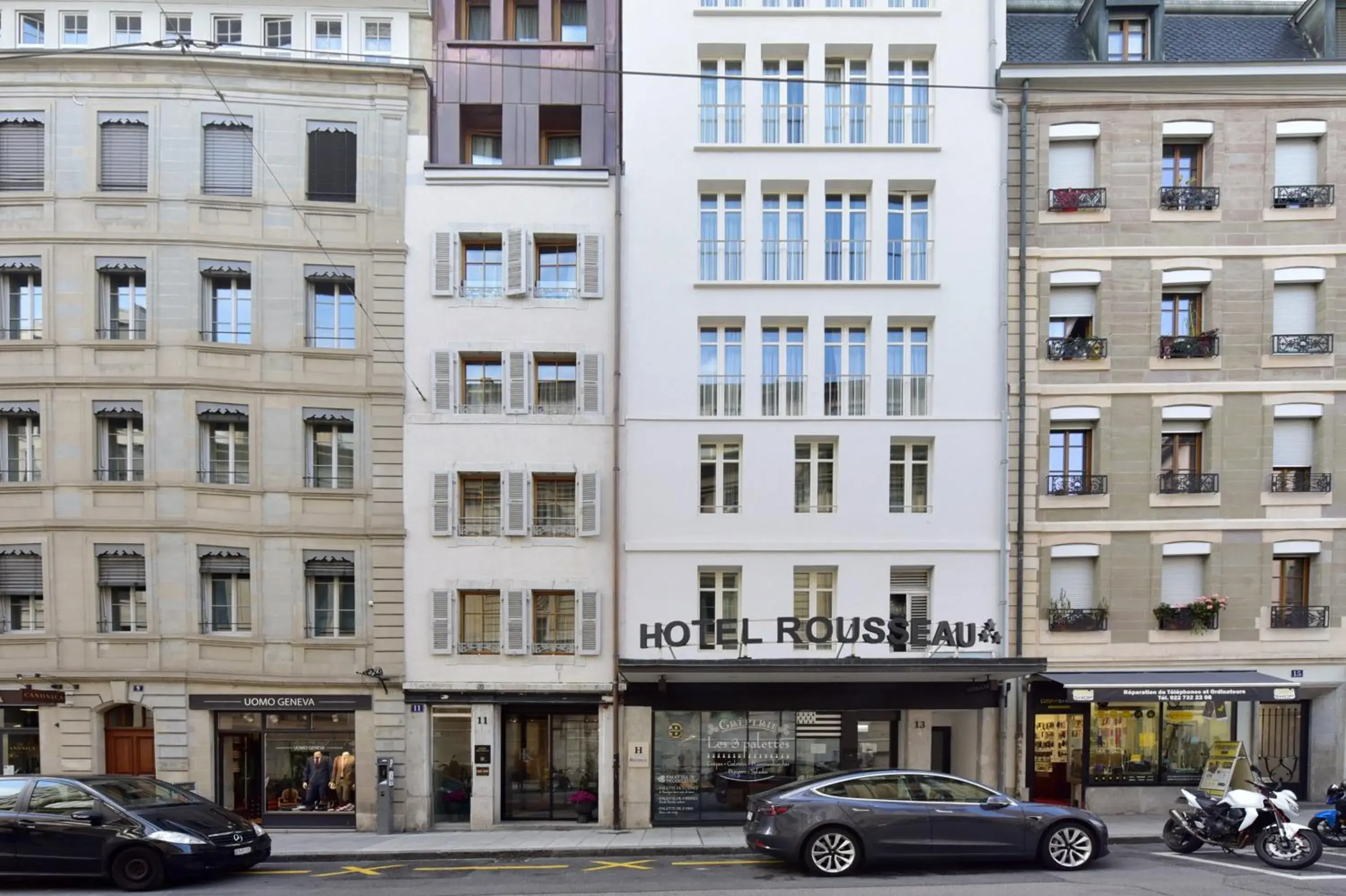 Property building in Hotel Rousseau Property building in Hotel Rousseau