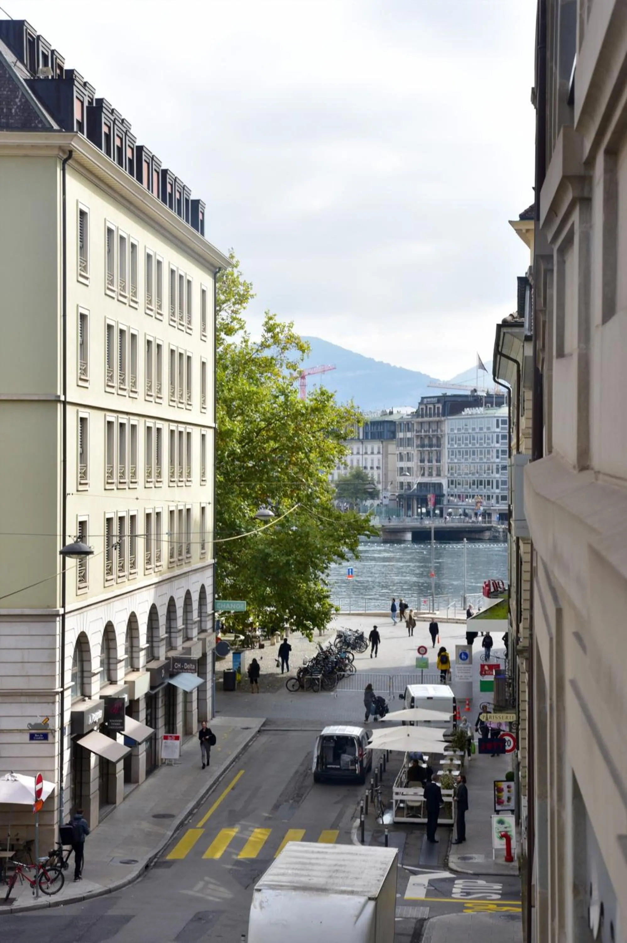 Street view in Hotel Rousseau