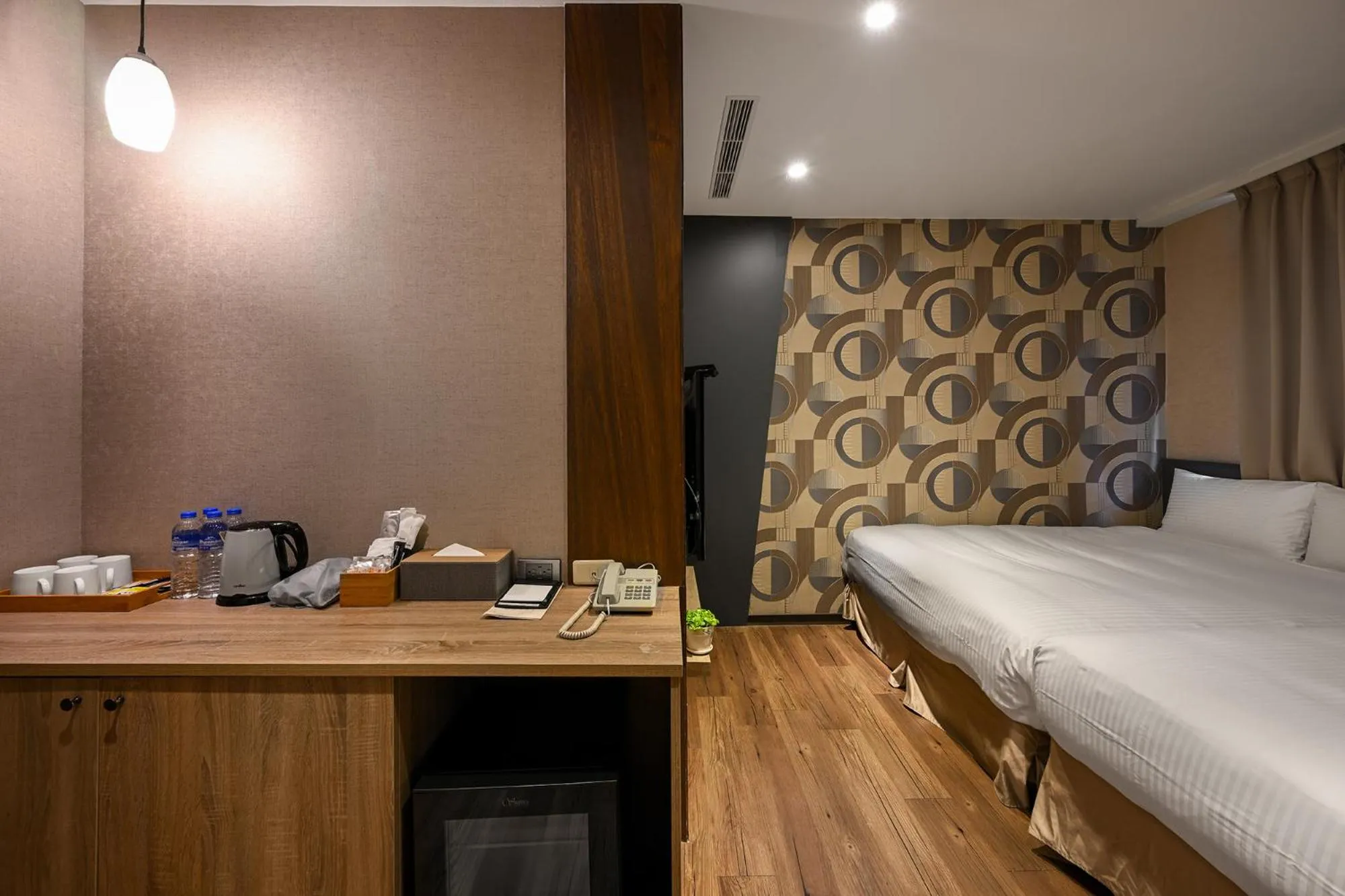 Bed in 綺樂文旅 康定館 Le Room Hotel Kangding