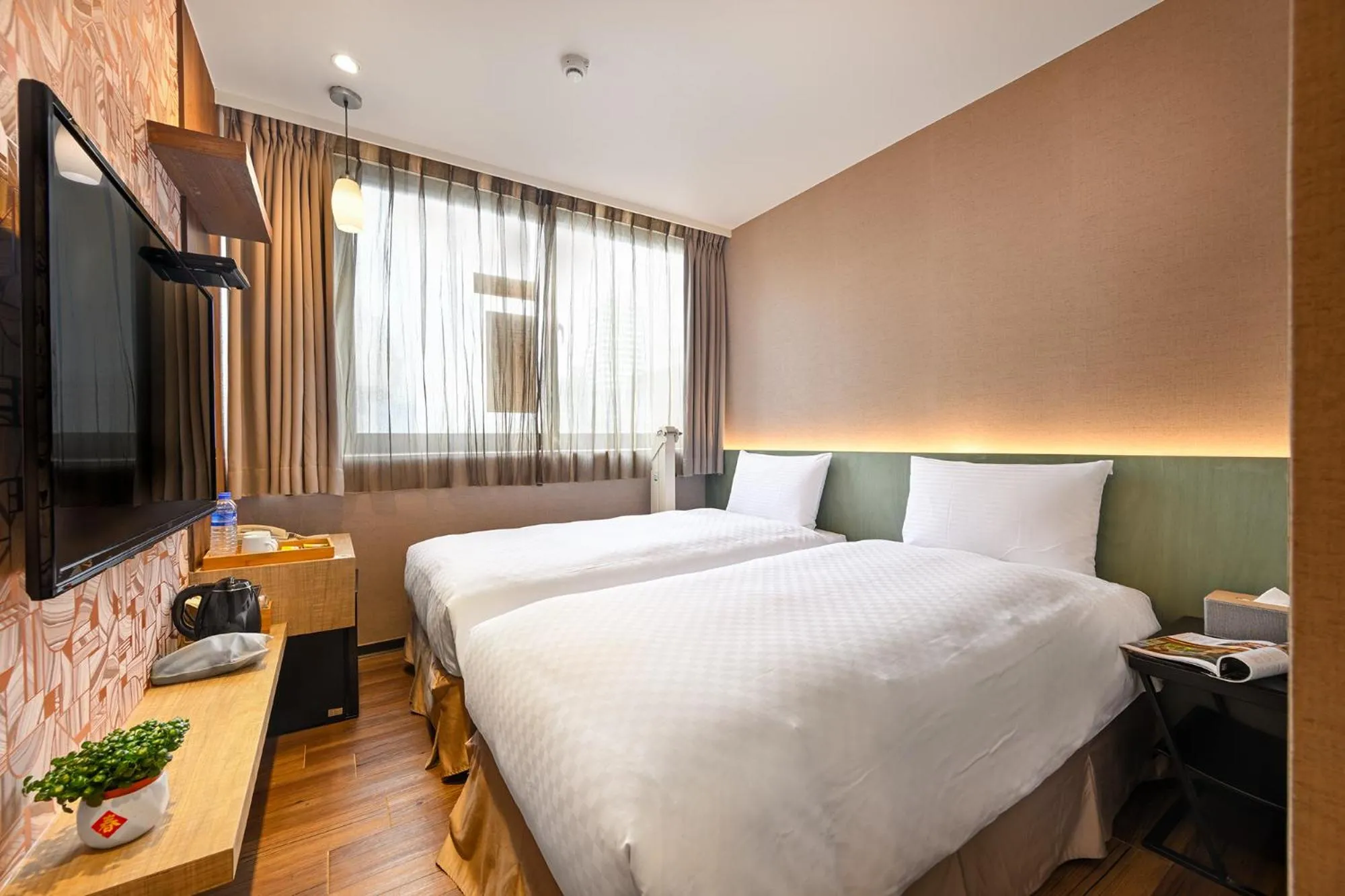 Bed in 綺樂文旅 康定館 Le Room Hotel Kangding