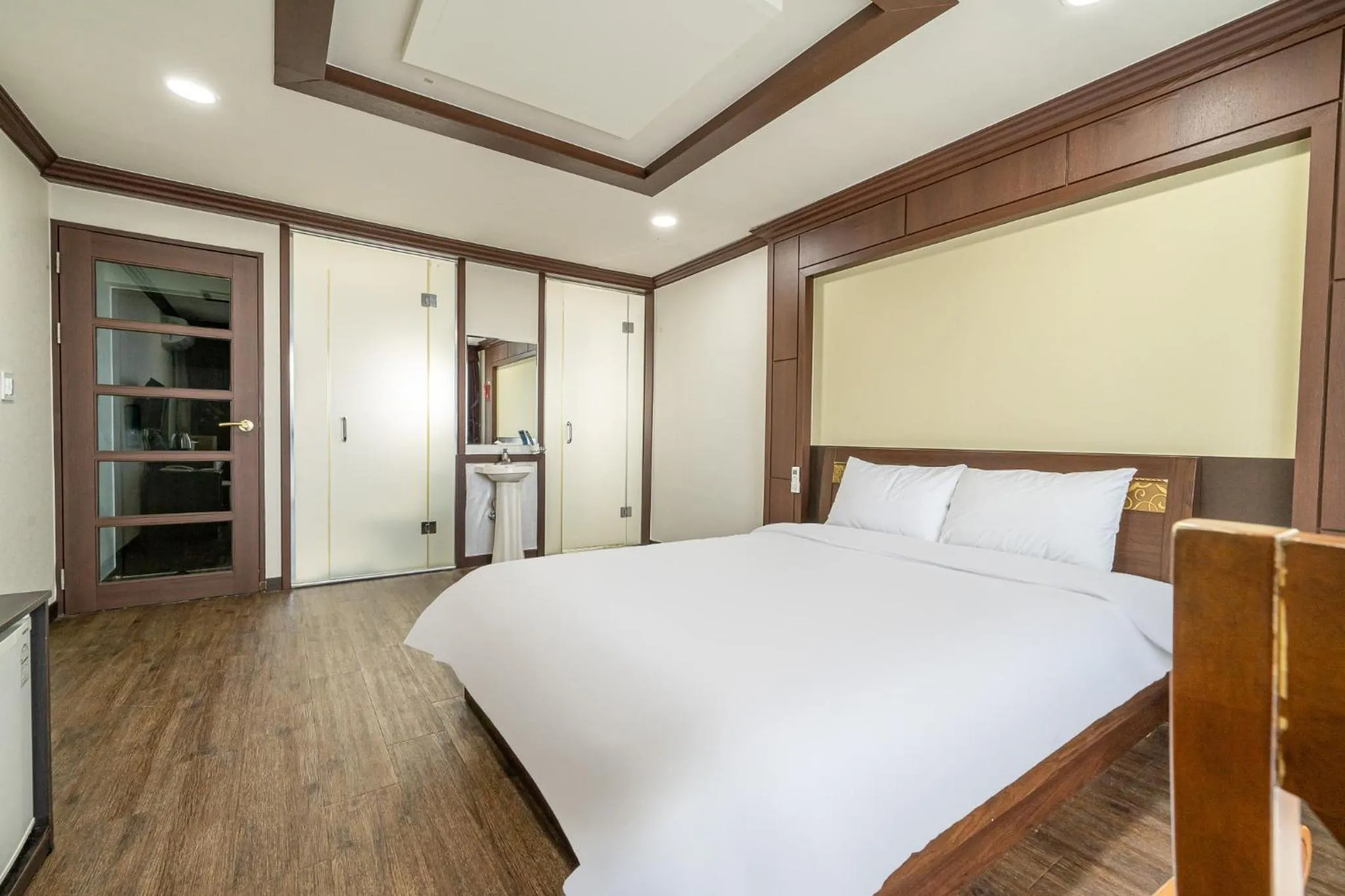 Bed in Mobydick Hotel