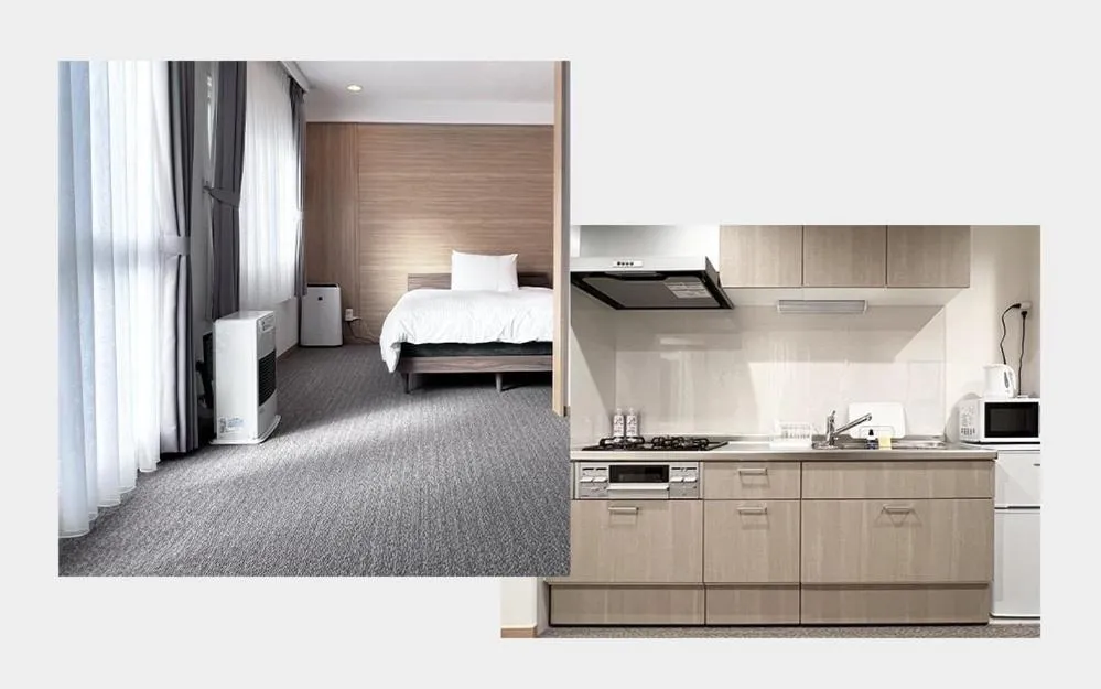 Photo of the whole room, Bed in Condominium View Mt Hakodate