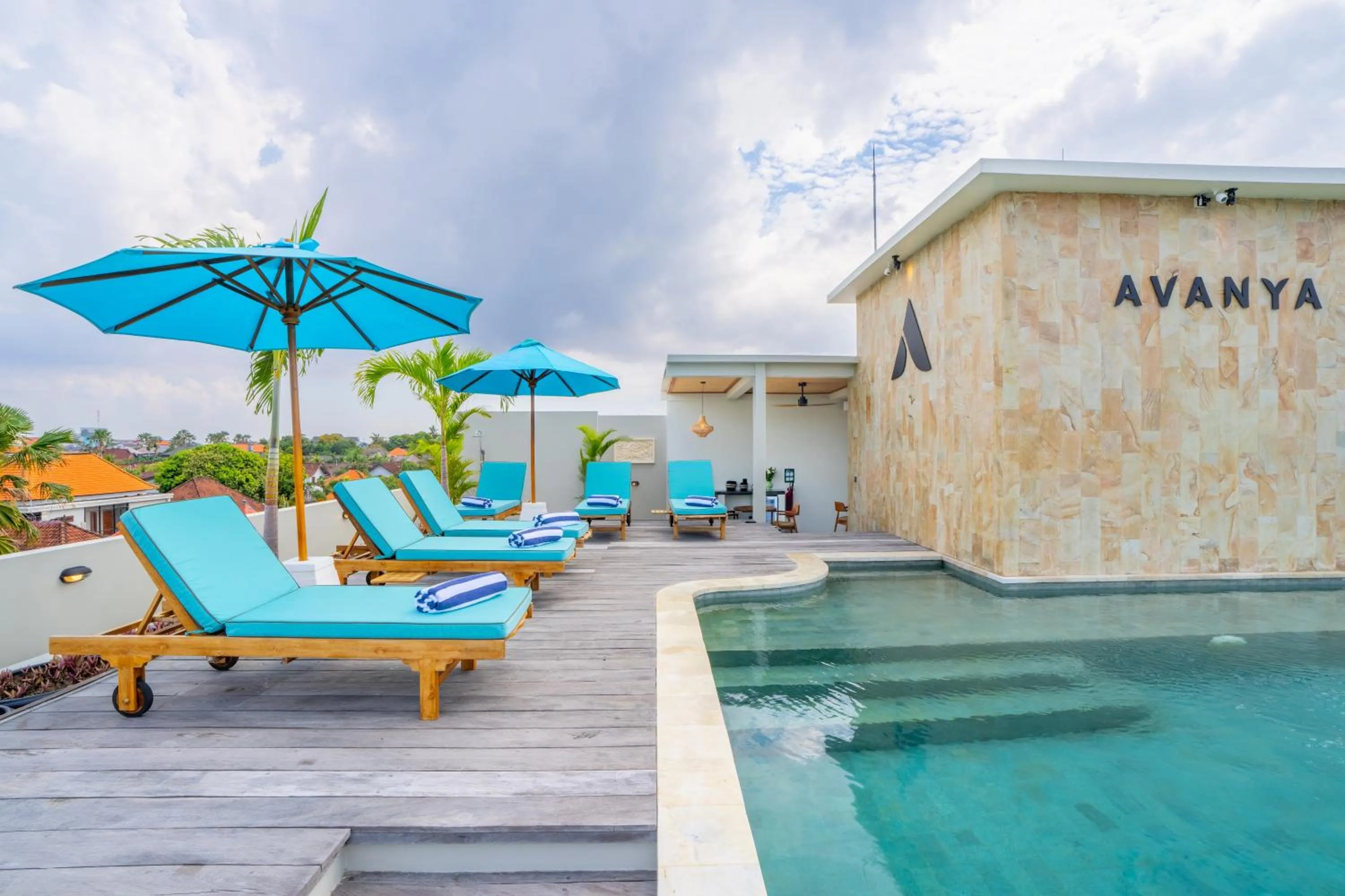 Patio in Avanya Luxury Apartment