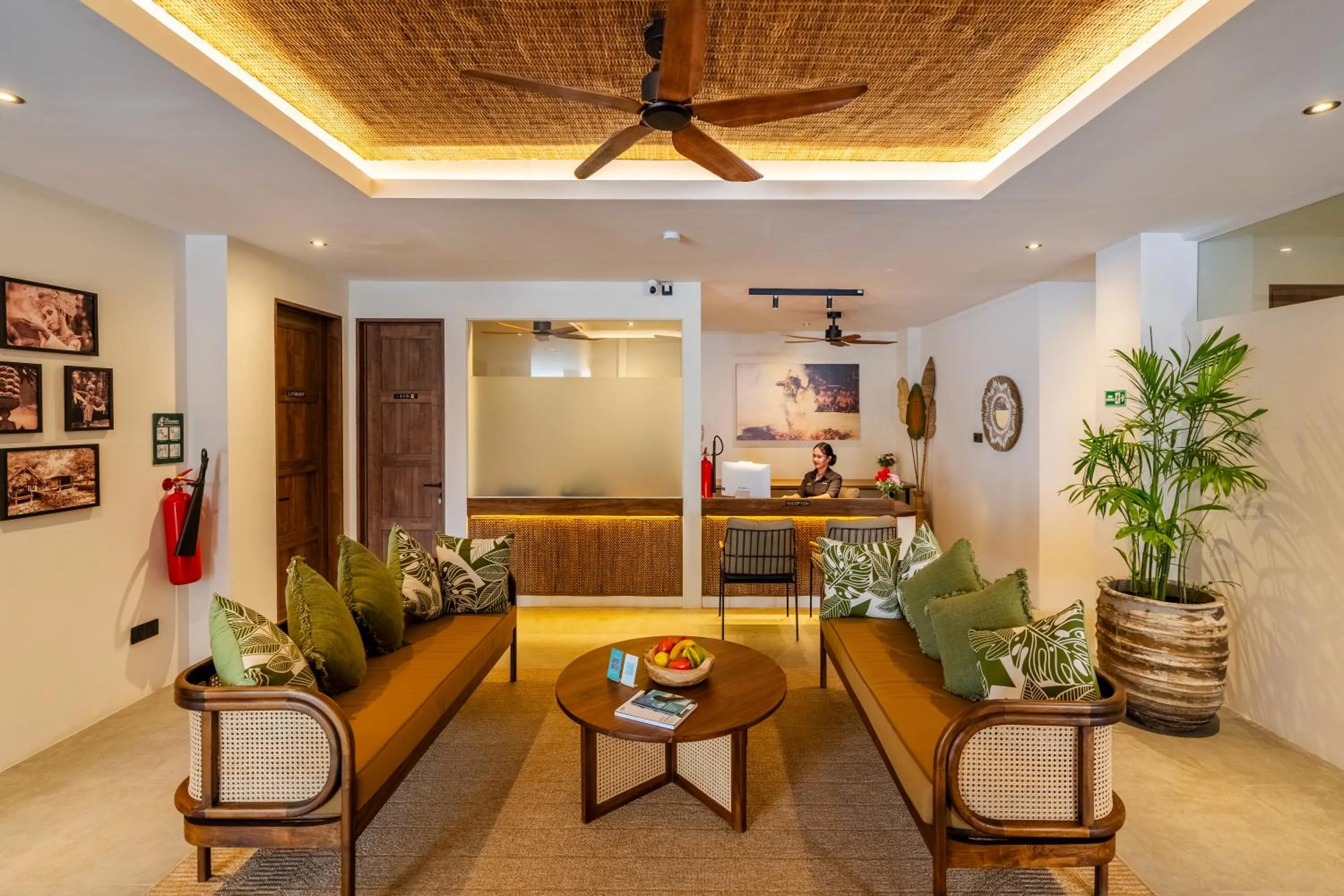 Seating area in Avanya Luxury Apartment