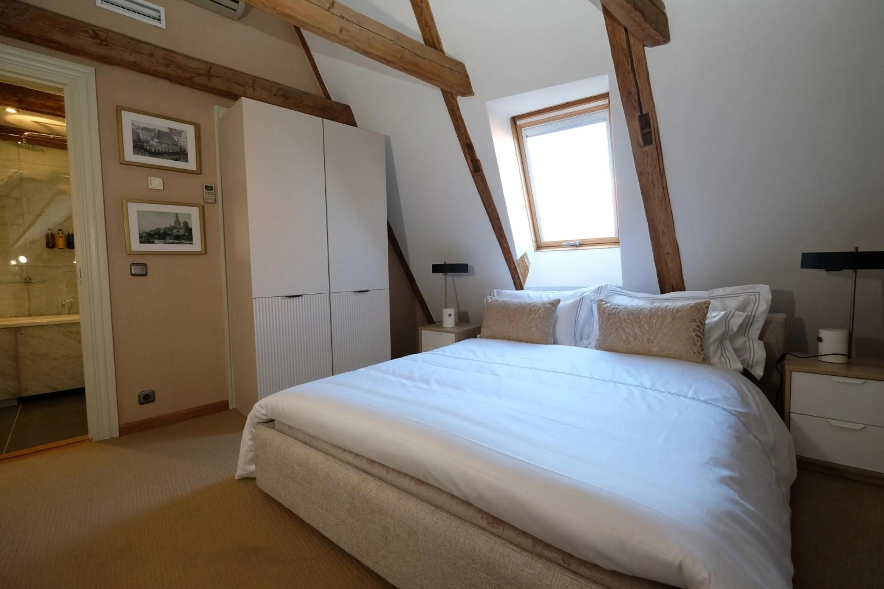 Bed in The Three Sisters Hotel