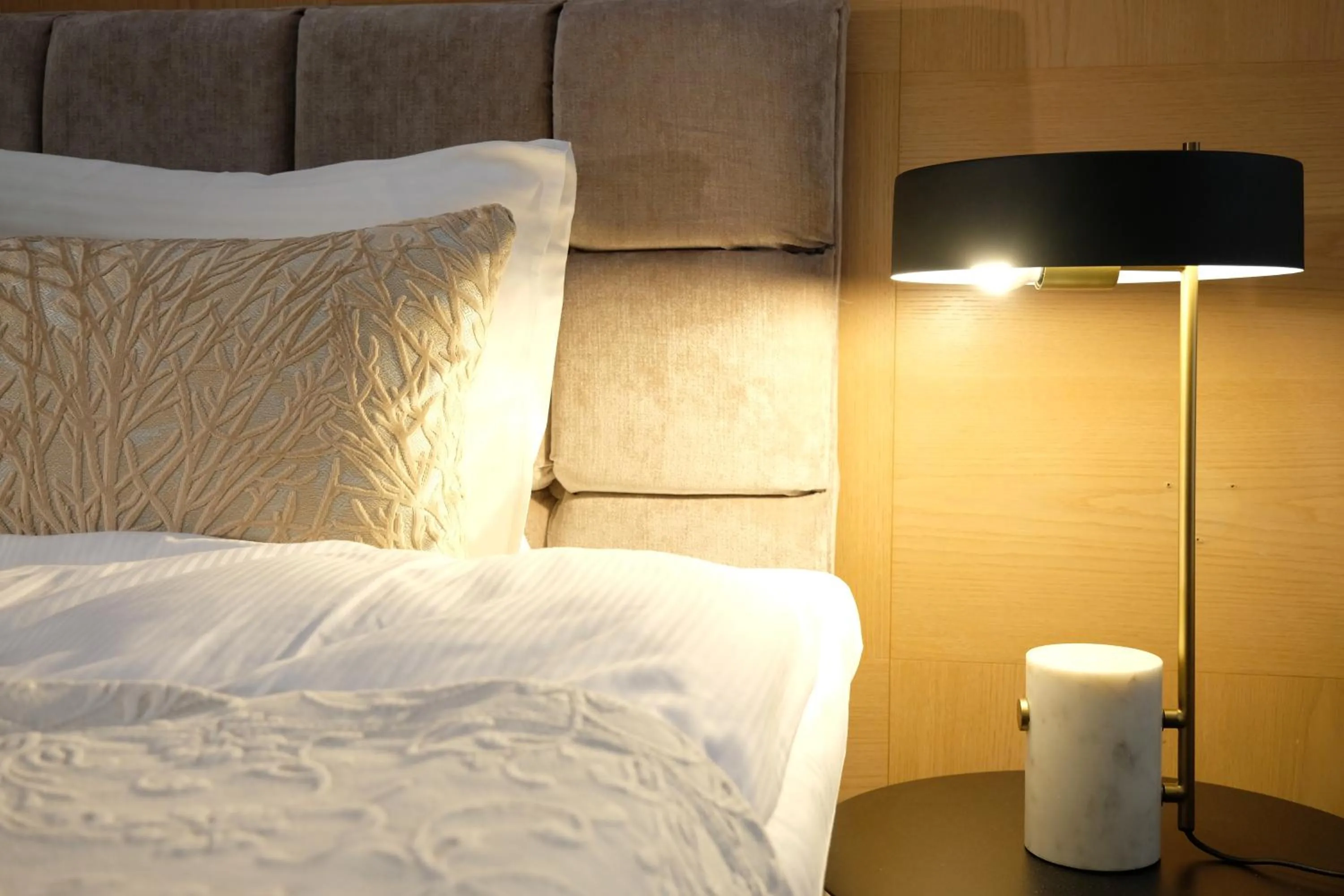 Bed in The Three Sisters Hotel