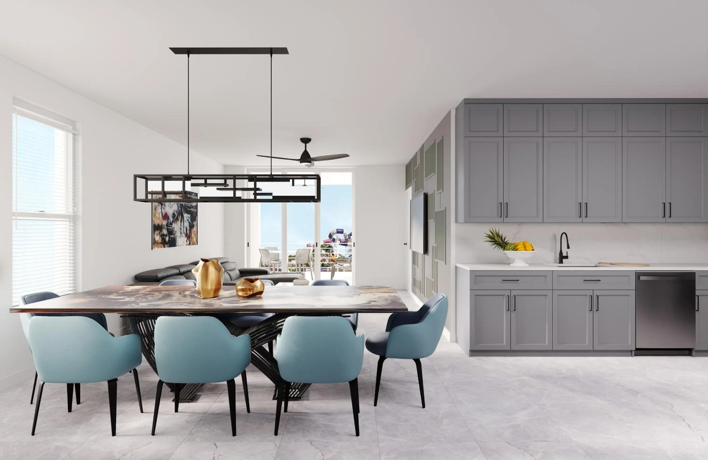 Kitchen or kitchenette in Villatel Orlando Resort, Apartments by Marriott Bonvoy