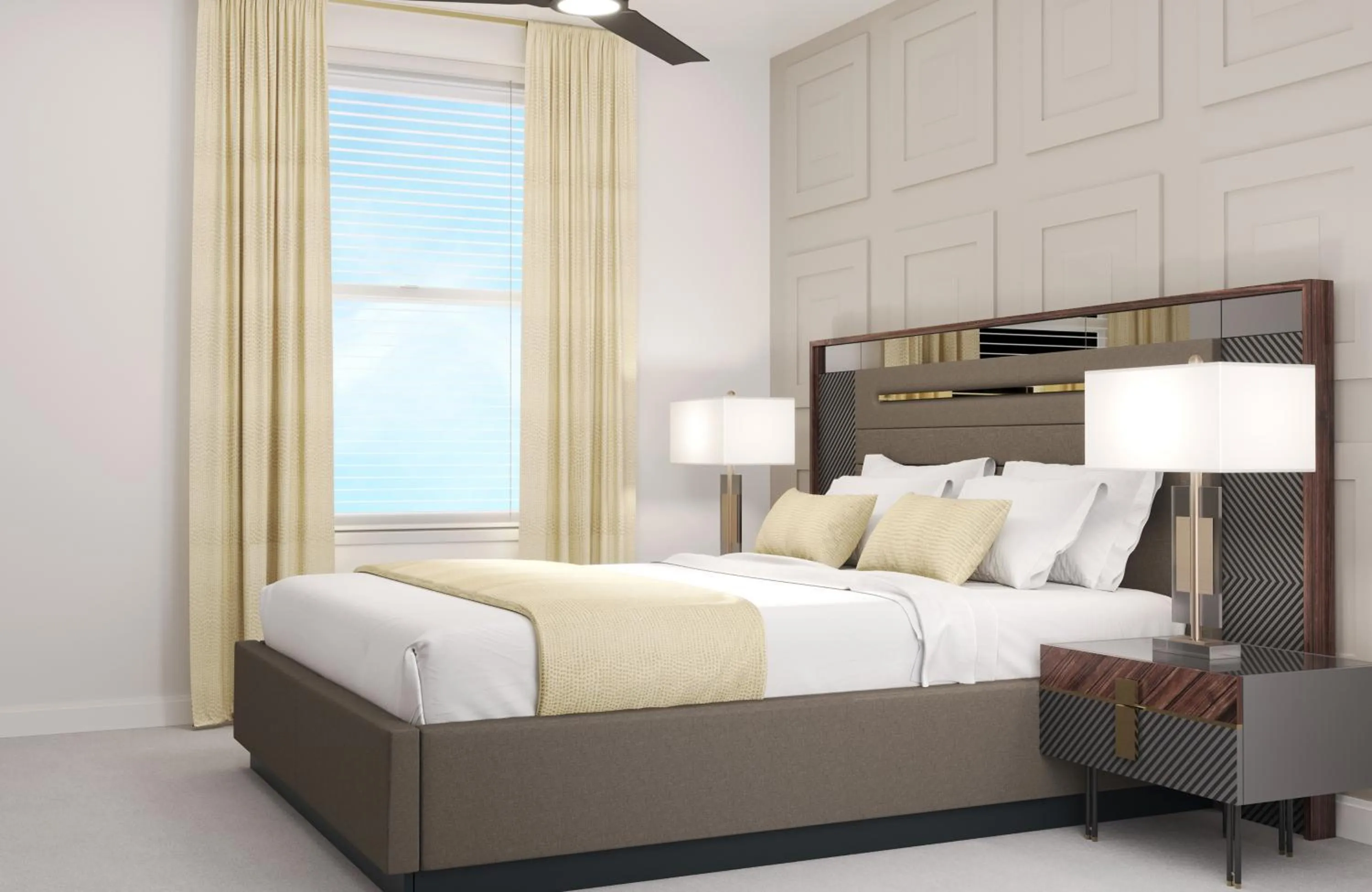 Bed in Villatel Orlando Resort, Apartments by Marriott Bonvoy