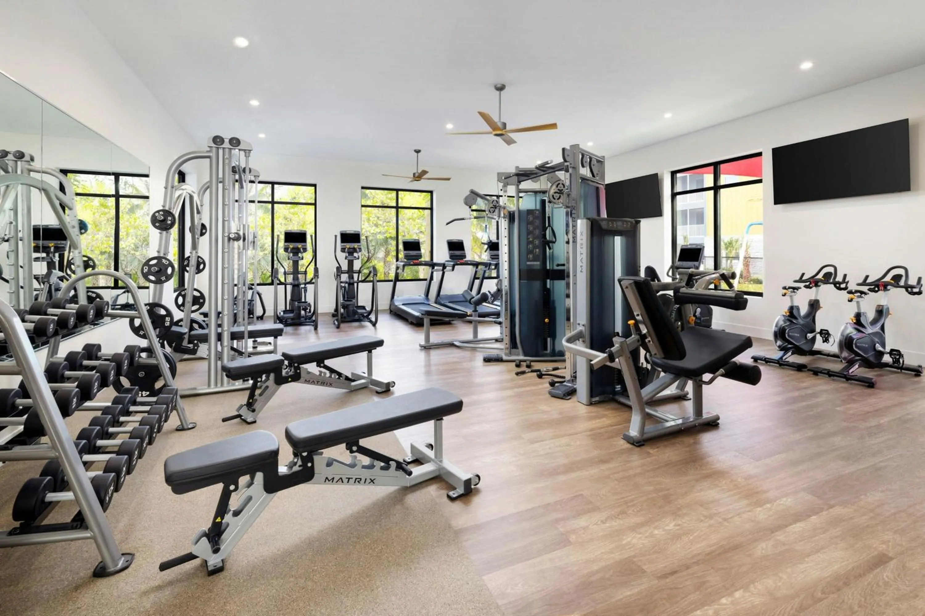 Fitness centre/facilities in Villatel Orlando Resort, Apartments by Marriott Bonvoy