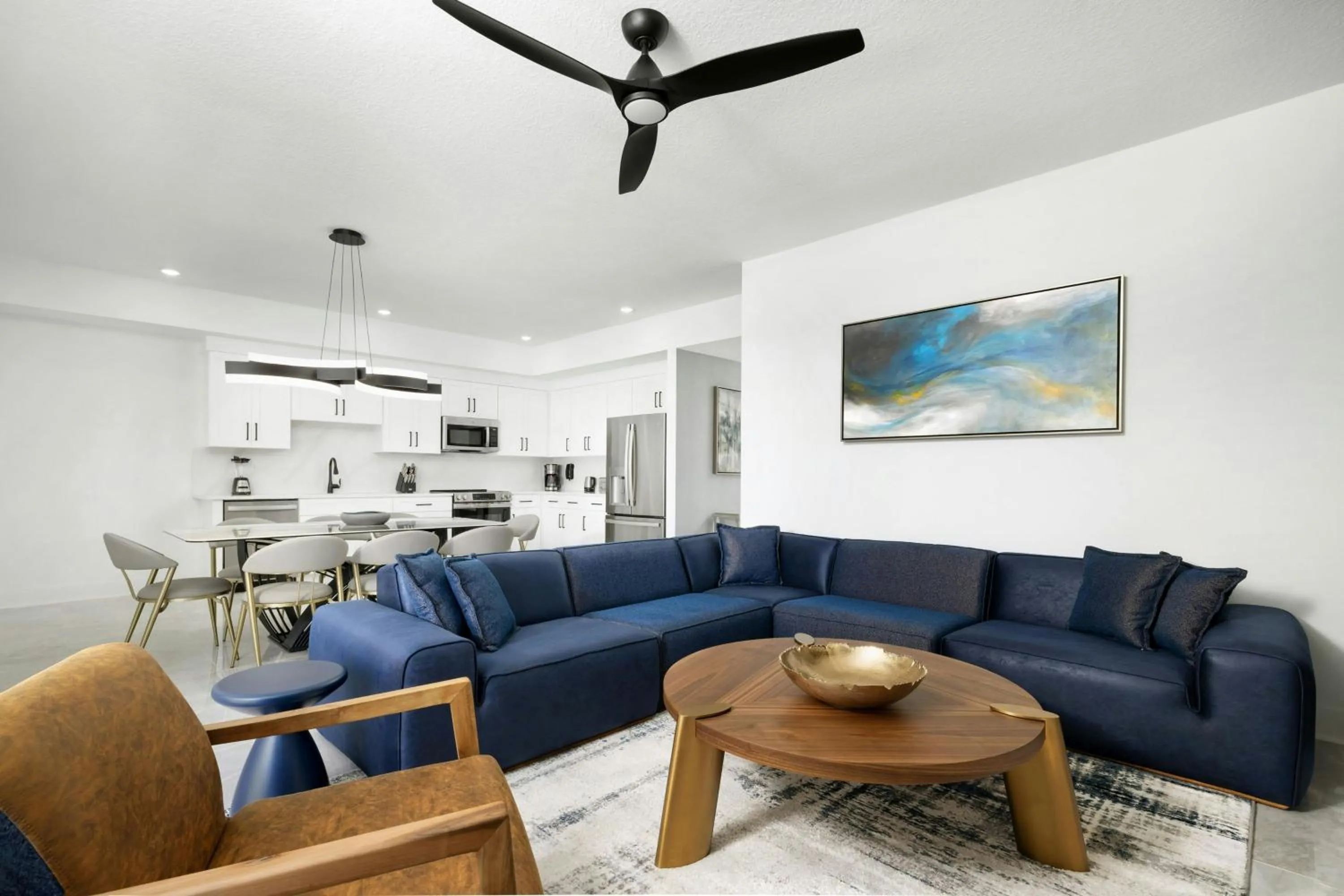 Living room in Villatel Orlando Resort, Apartments by Marriott Bonvoy