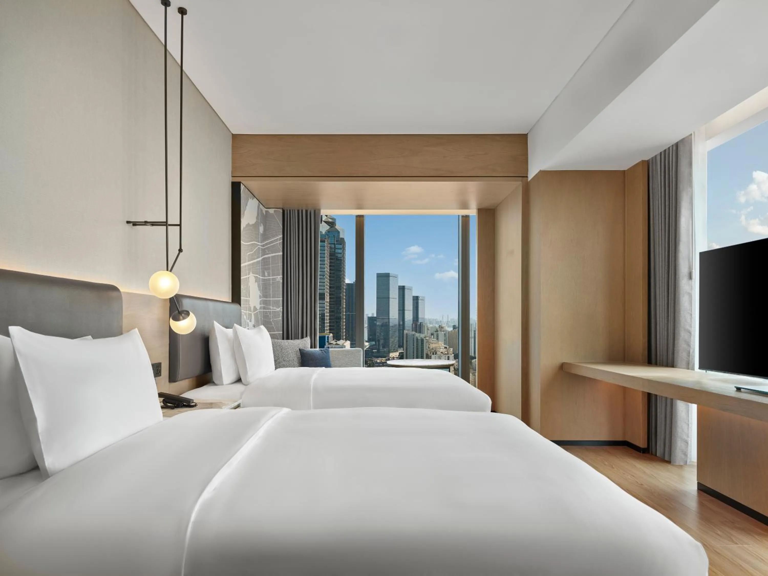 Photo of the whole room, Bed in AC Hotel Suzhou Industrial Park