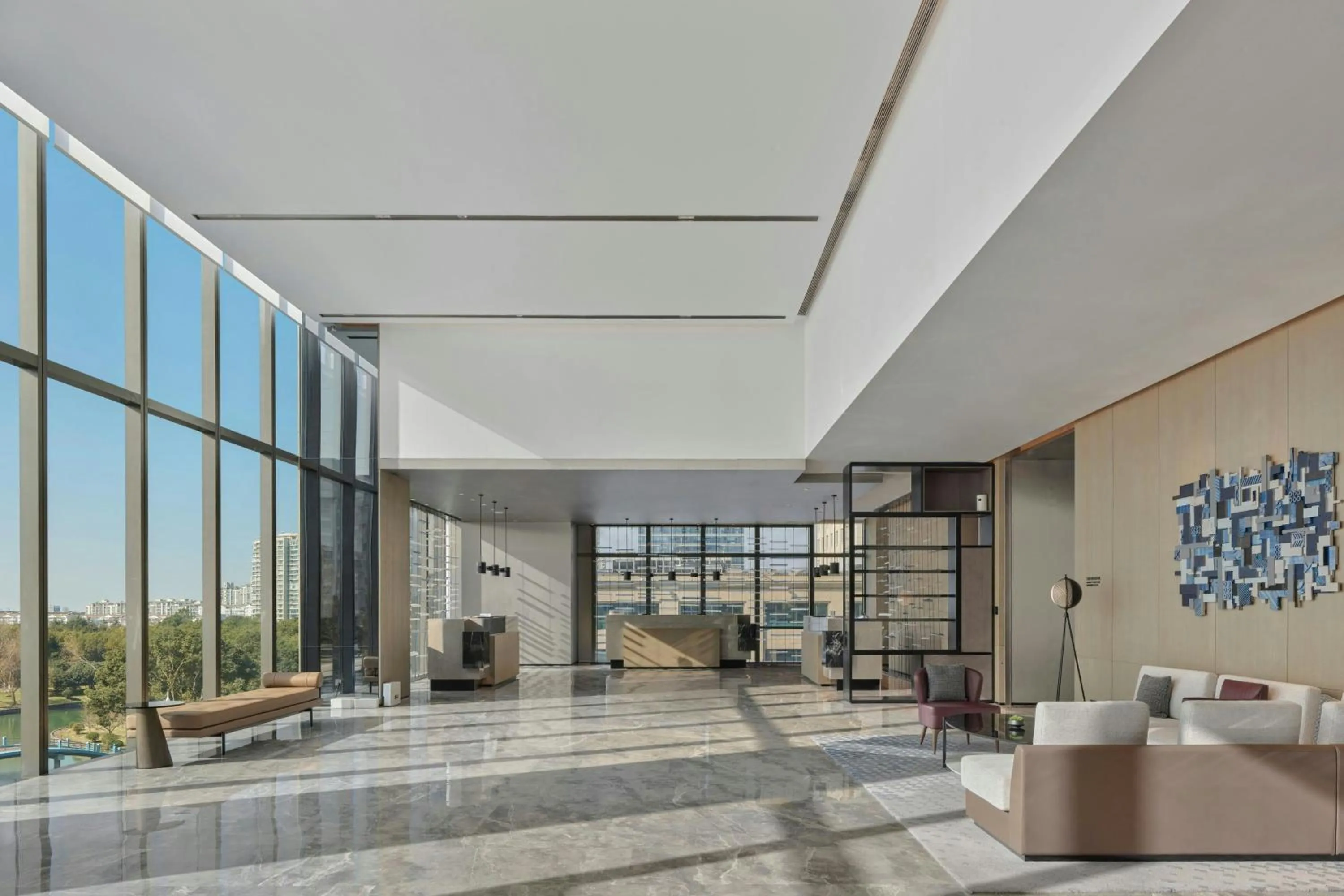 Lobby or reception in AC Hotel Suzhou Industrial Park