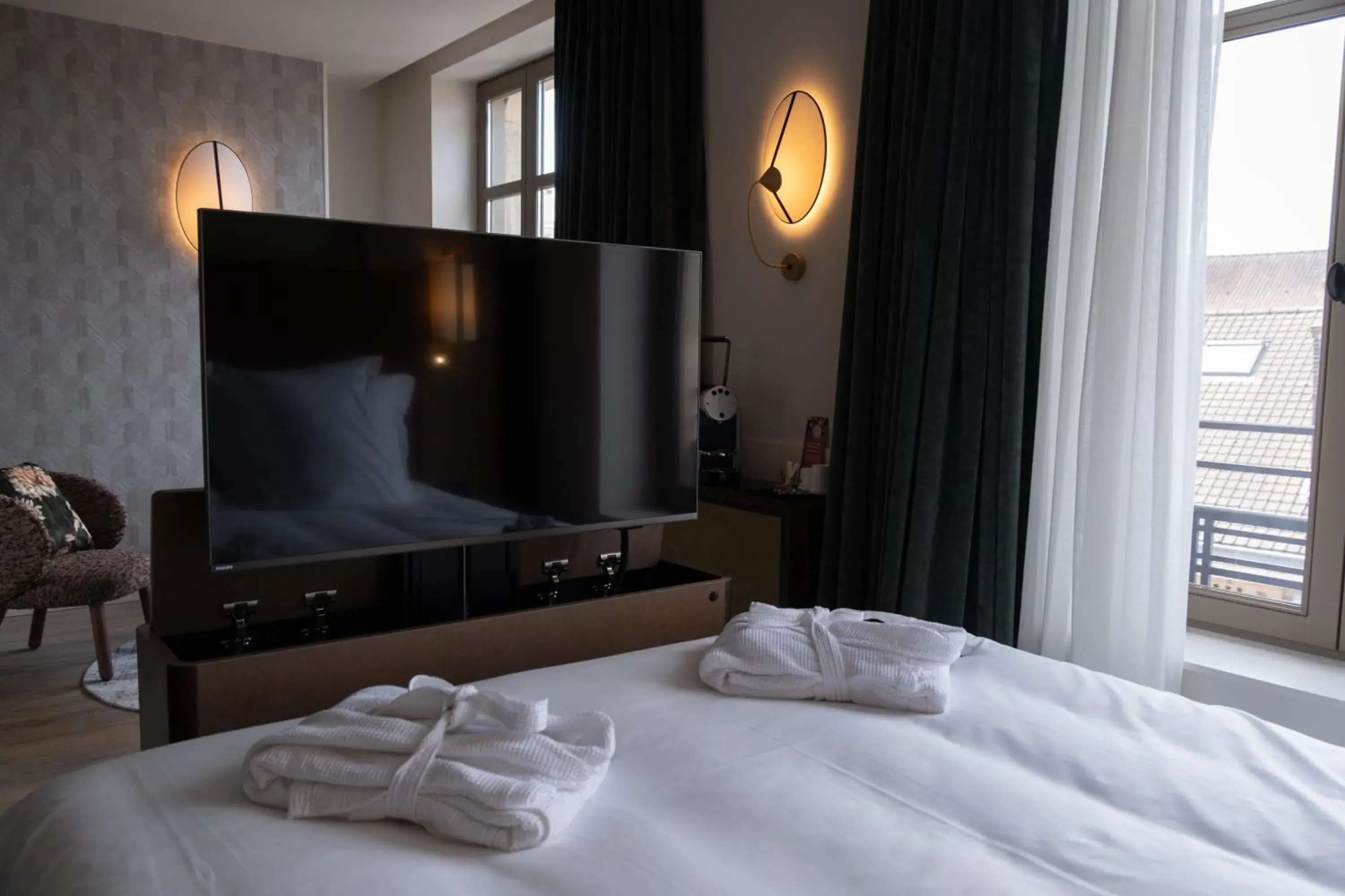 Bed in Hotel & Spa Oceania Lille Les Augustins Bed in Hotel & Spa Oceania Lille Les Augustins