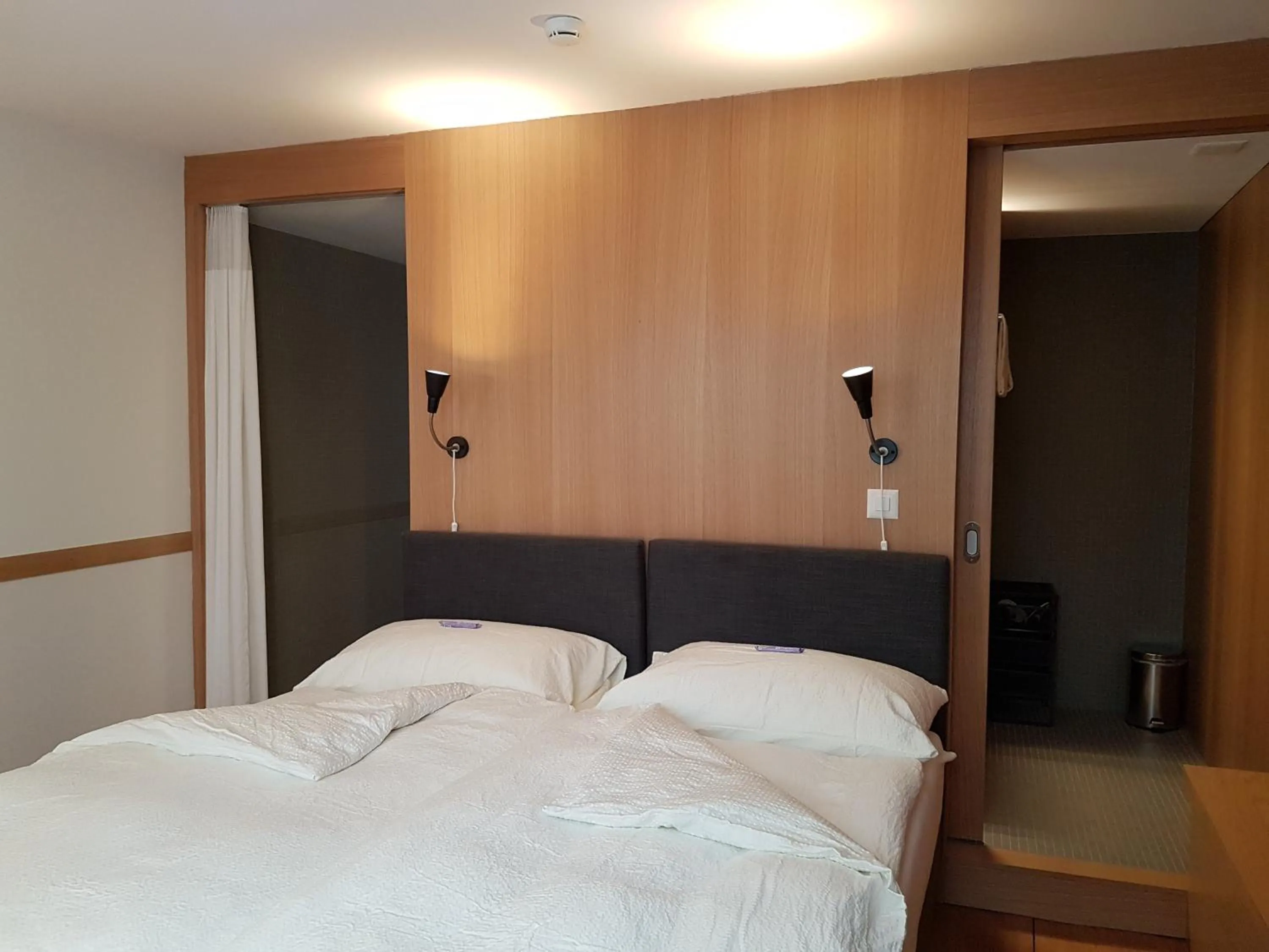 Bed in East West Hotel Basel