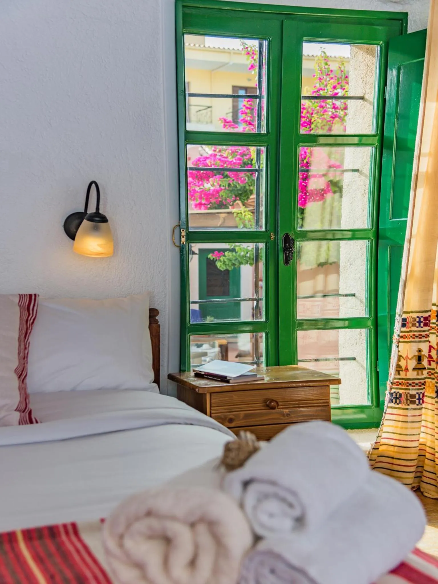 Bedroom, Bed in Villa Archanes