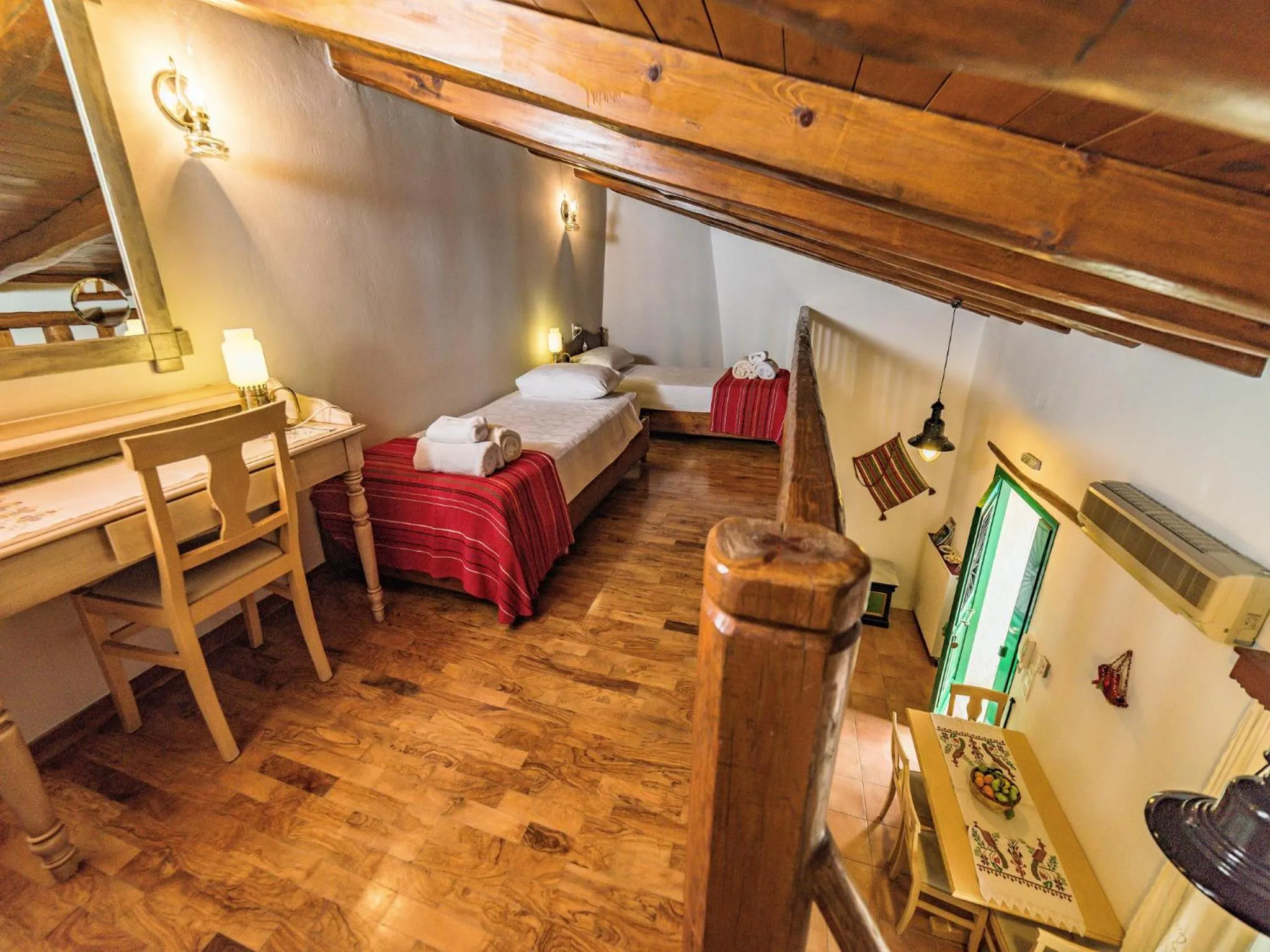 Bedroom, Bed in Villa Archanes