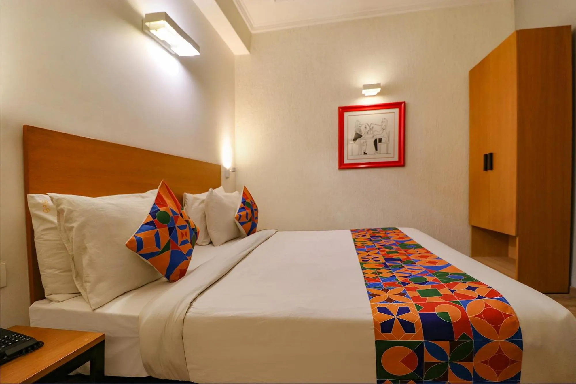 Bed in FabHotel Lord Inn