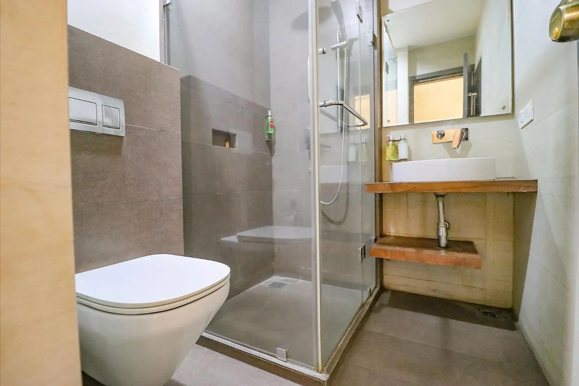 Bathroom in FabHotel Lord Inn Bathroom in FabHotel Lord Inn