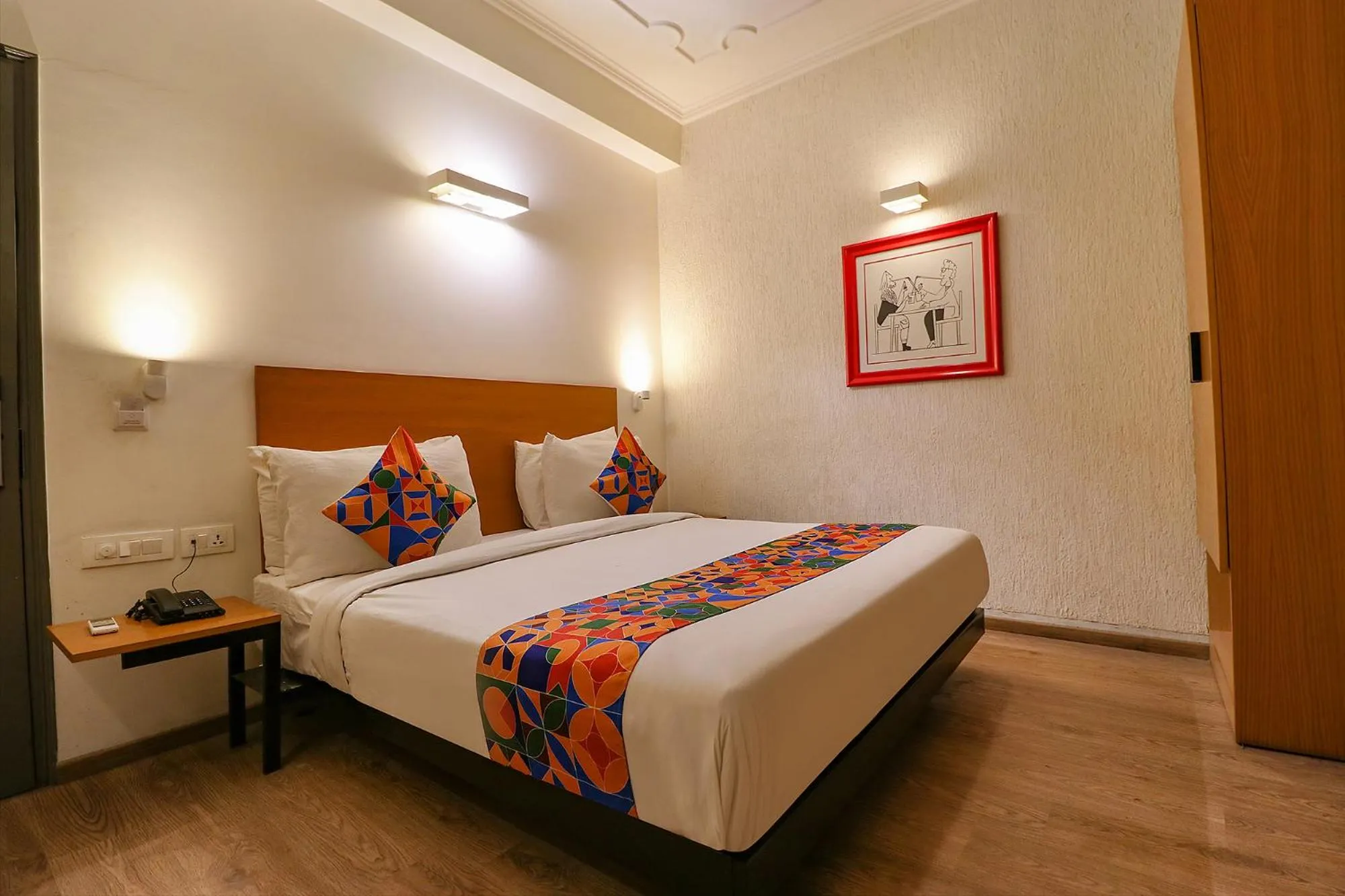 Bed in FabHotel Lord Inn