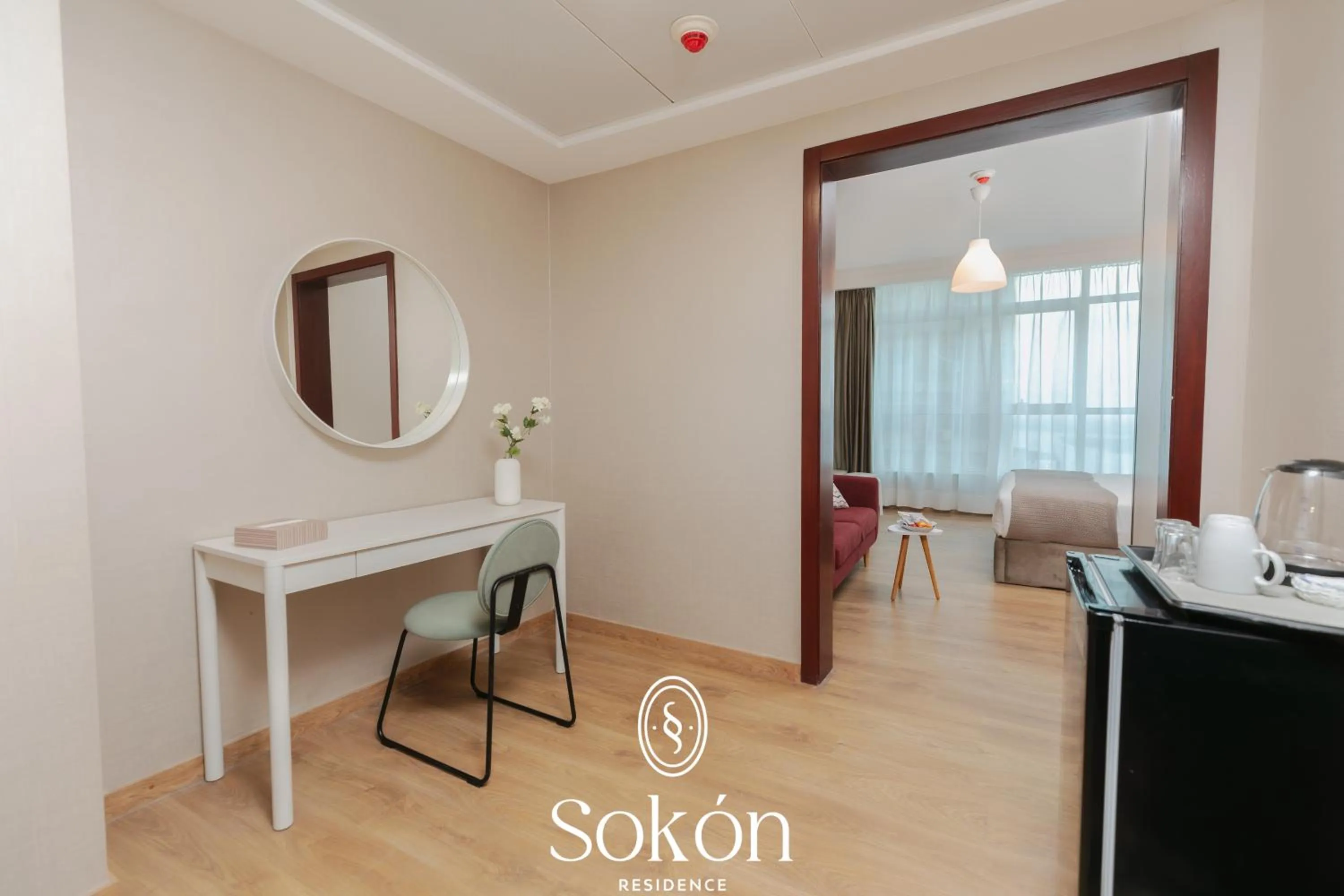 Bedroom in Sokon Residence Partial Nile view at Maadi