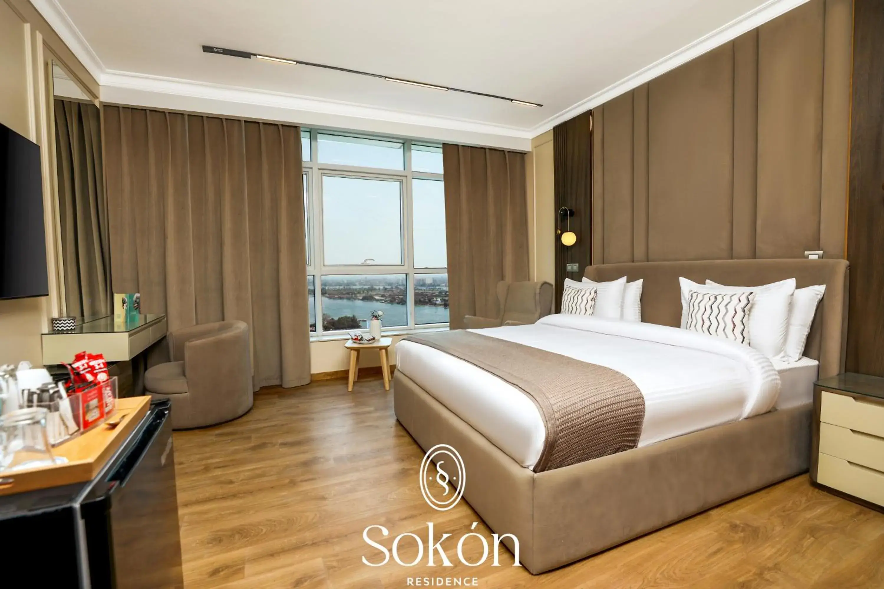 Superior Double or Twin Room in Sokon Residence Partial Nile view at Maadi Superior Double or Twin Room in Sokon Residence Partial Nile view at Maadi