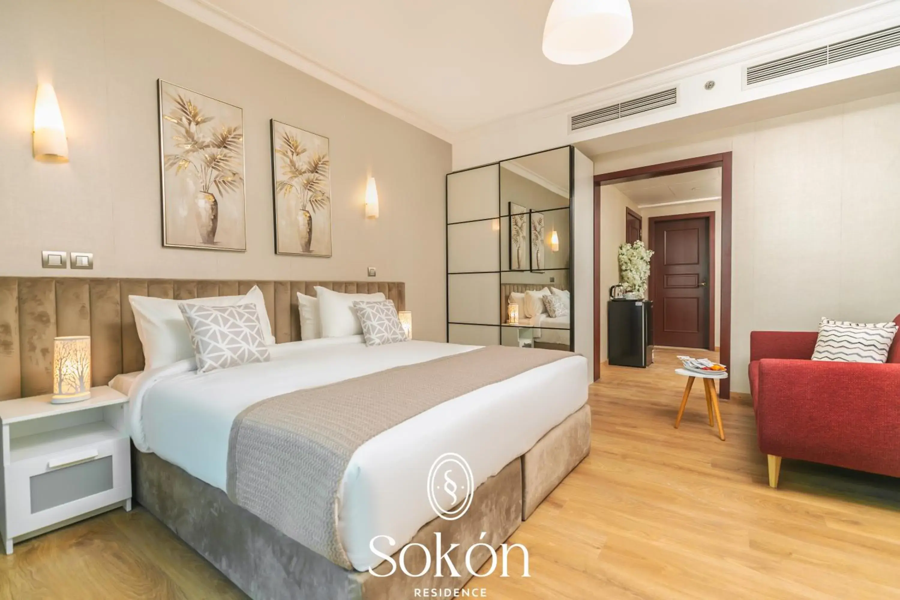 Deluxe Double or Twin Room with River View in Sokon Residence Partial Nile view at Maadi Deluxe Double or Twin Room with River View in Sokon Residence Partial Nile view at Maadi