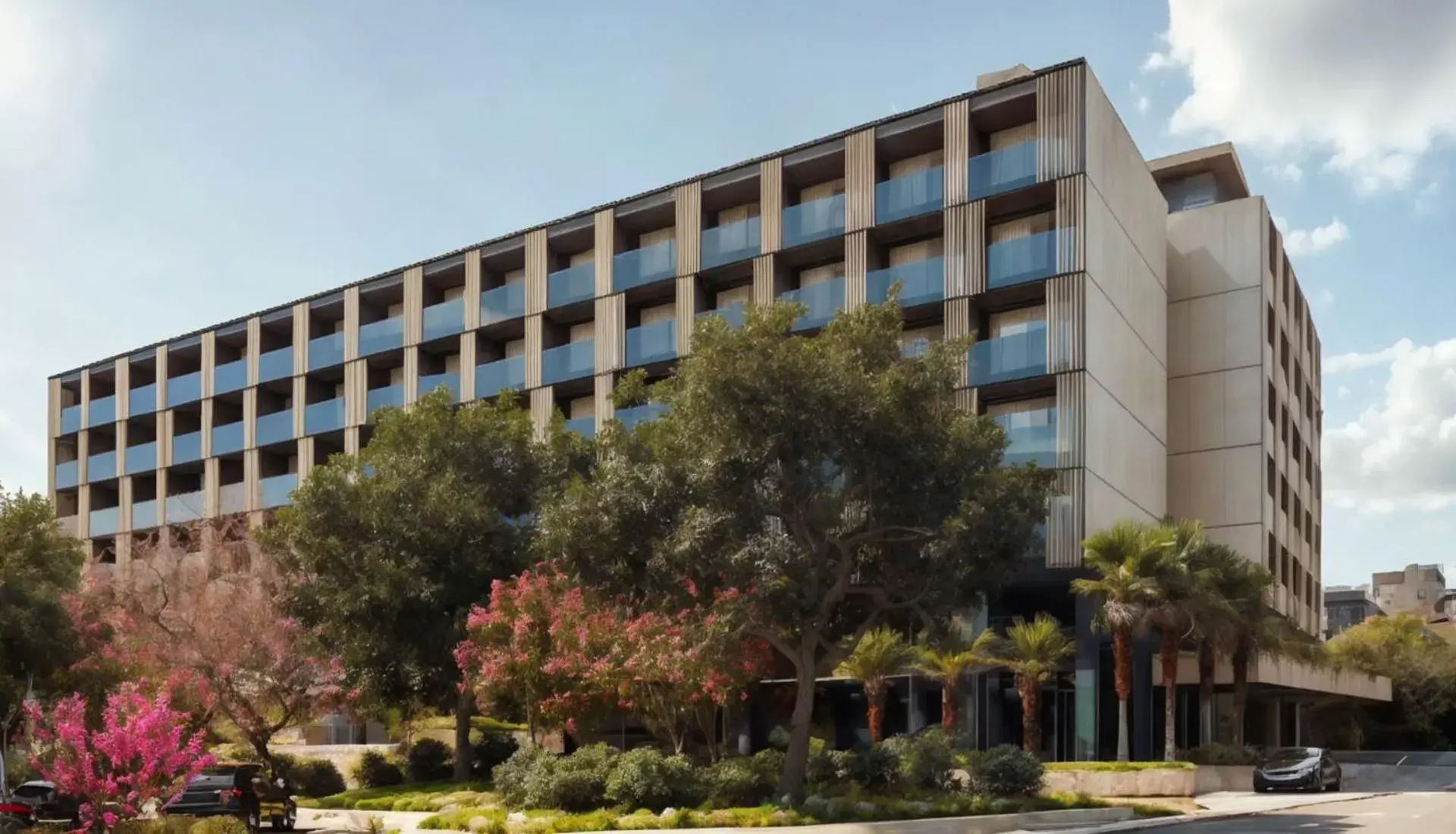 Property building in Hotel Sumratin Property building in Hotel Sumratin