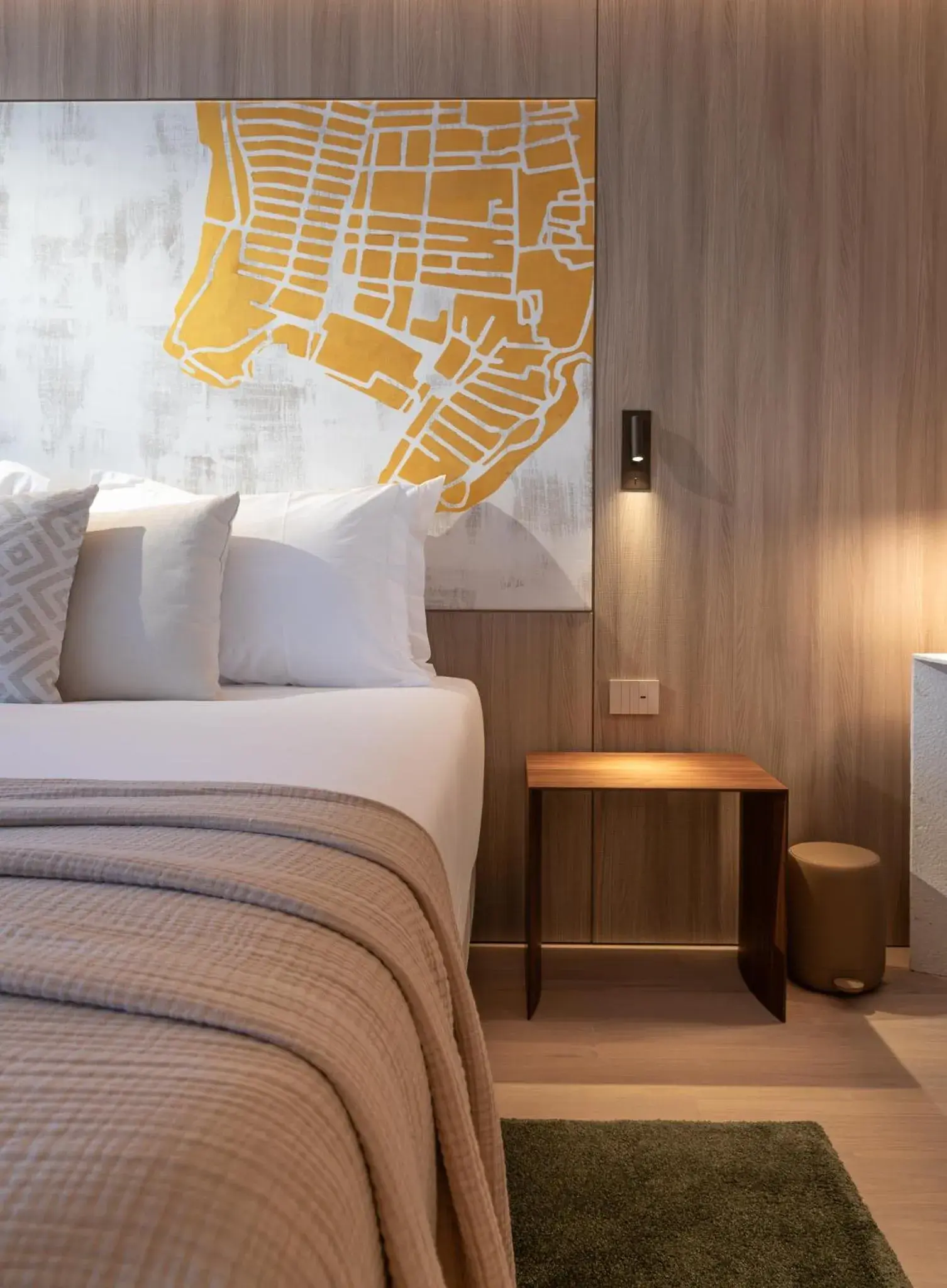 Bed in Hotel Sumratin Bed in Hotel Sumratin